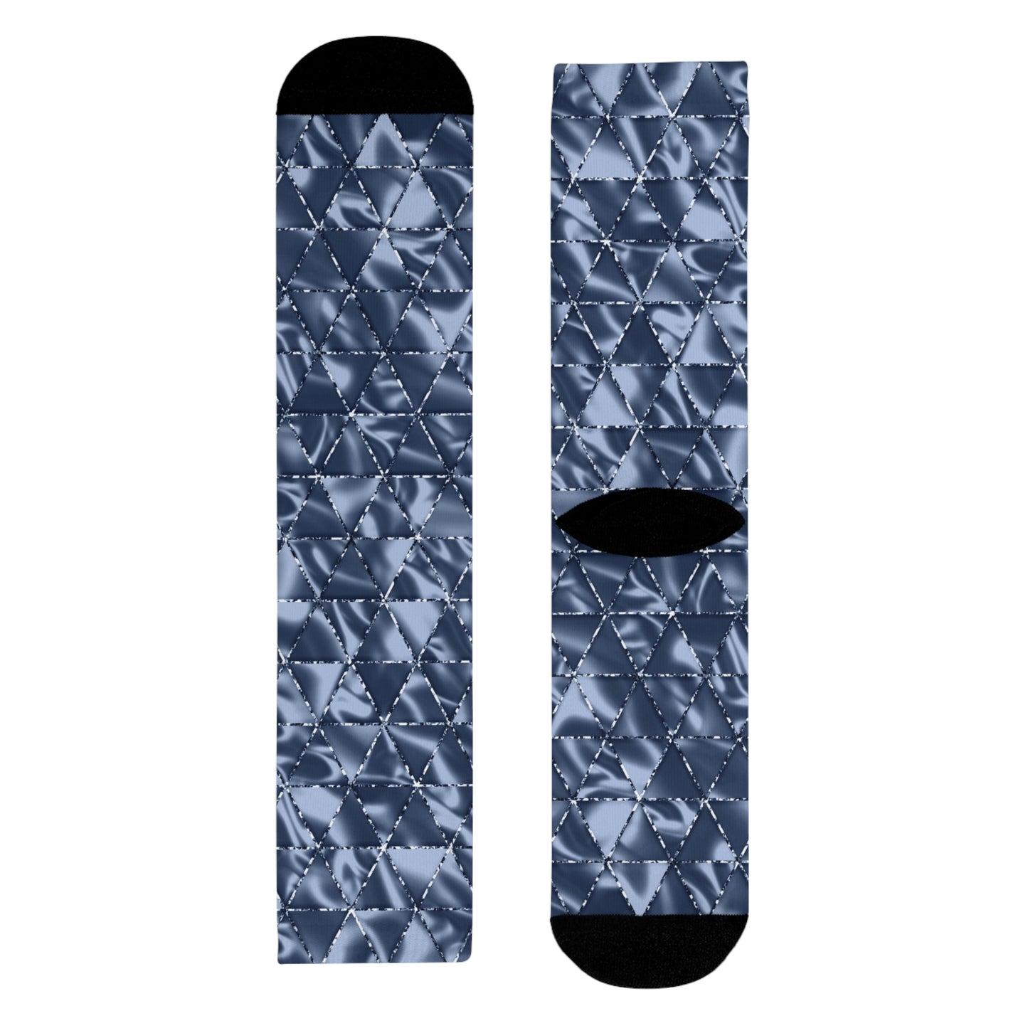 Stylish Geometric Crew Socks for Everyday Comfort