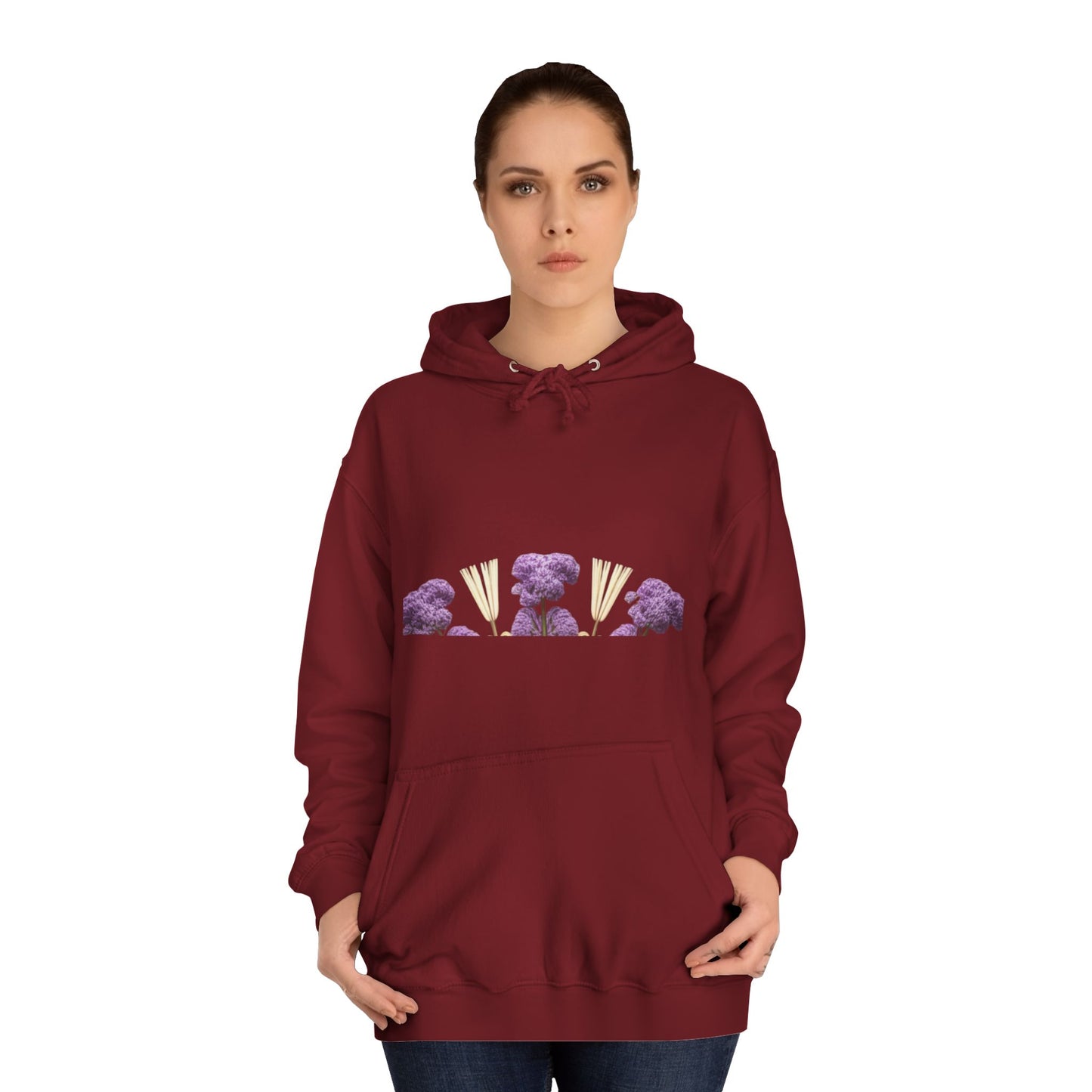 Trendy College Hoodie with Floral Mandala Design, Women's Pullover, Cozy Gift for Students, College Apparel, Casual Wear, Comfortable [...]