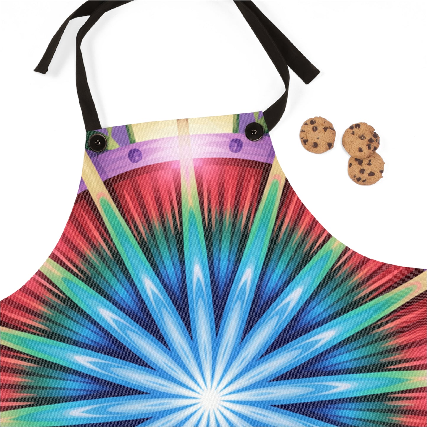 Colorful Artistic Apron for Creative Cooking, Vibrant Kitchen Gift, Unique Culinary Apparel, Perfect for Holiday Baking, Artsy Cooking Gift