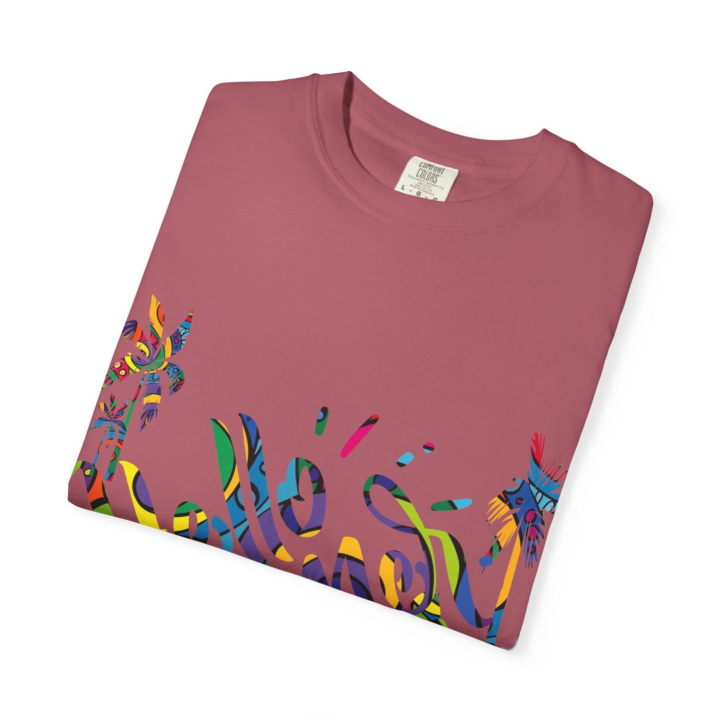 Gold Heart Pattern Women T-Shirt