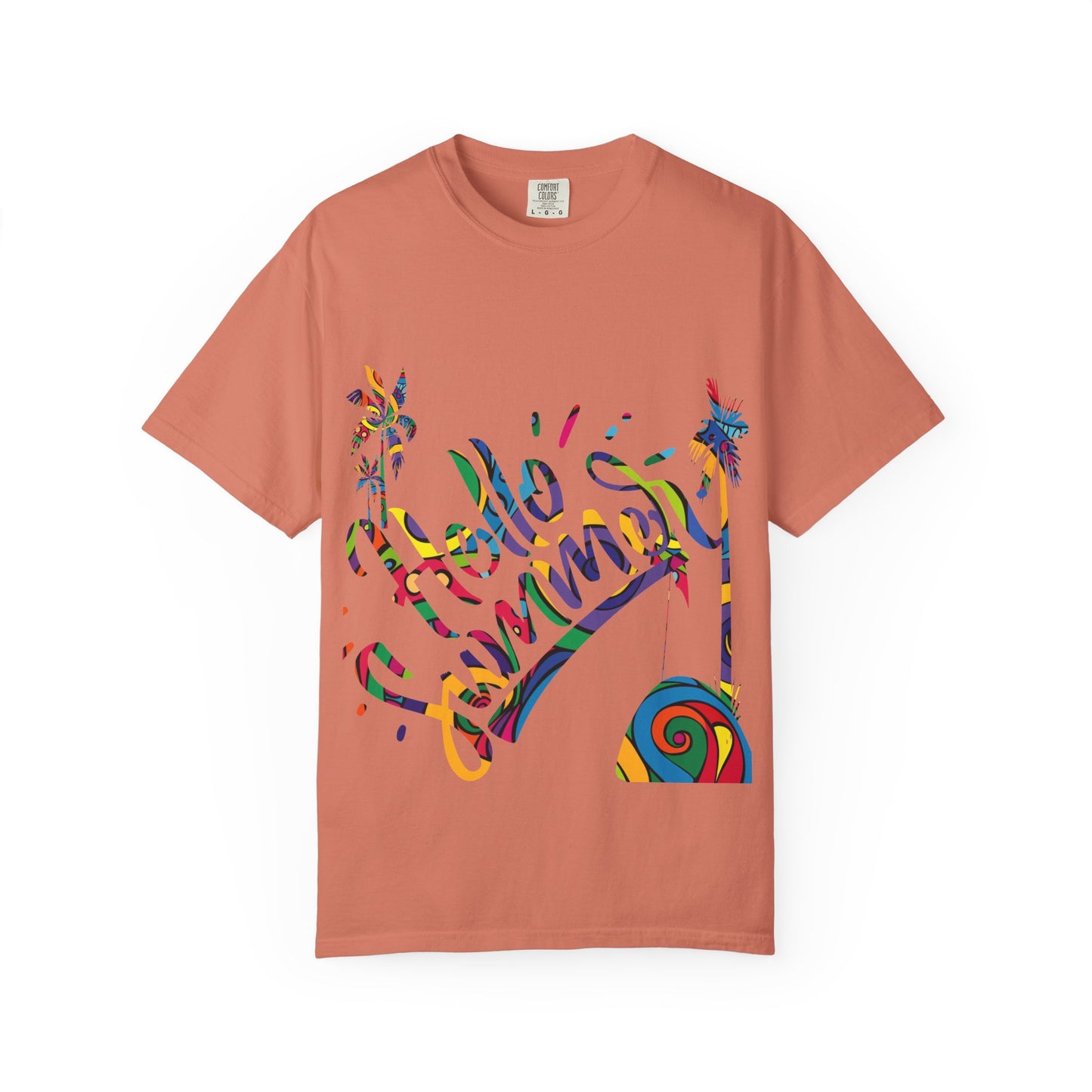 Gold Heart Pattern Women T-Shirt