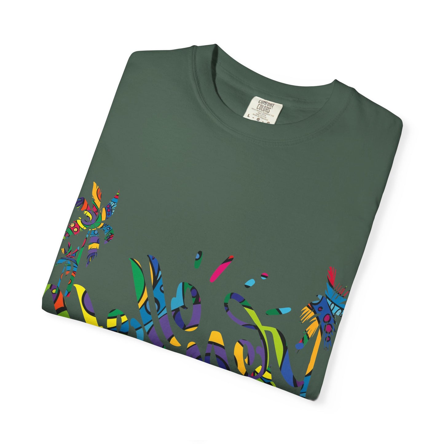 Gold Heart Pattern Women T-Shirt