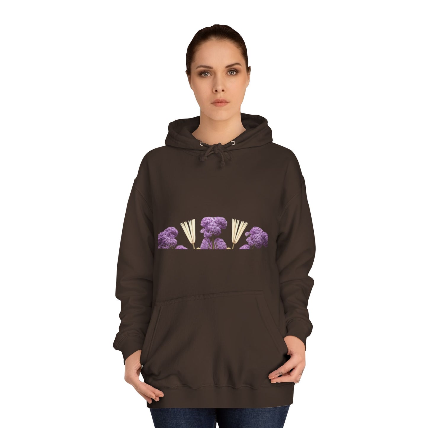 Trendy College Hoodie with Floral Mandala Design, Women's Pullover, Cozy Gift for Students, College Apparel, Casual Wear, Comfortable [...]