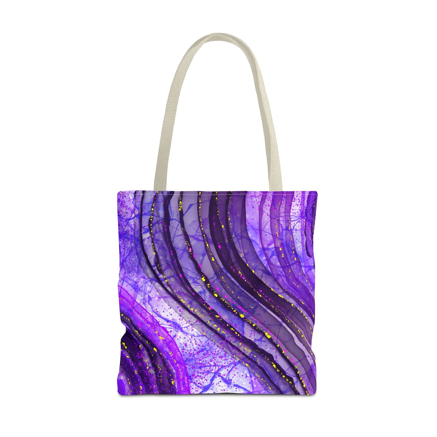 Artistic Purple Tote Bag - Stylish & Colorful Accessory for Every Occasion