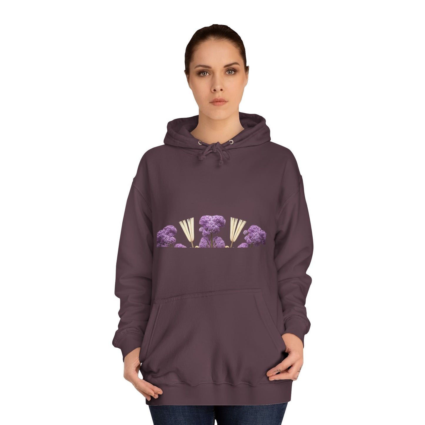 Trendy College Hoodie with Floral Mandala Design, Women's Pullover, Cozy Gift for Students, College Apparel, Casual Wear, Comfortable [...]