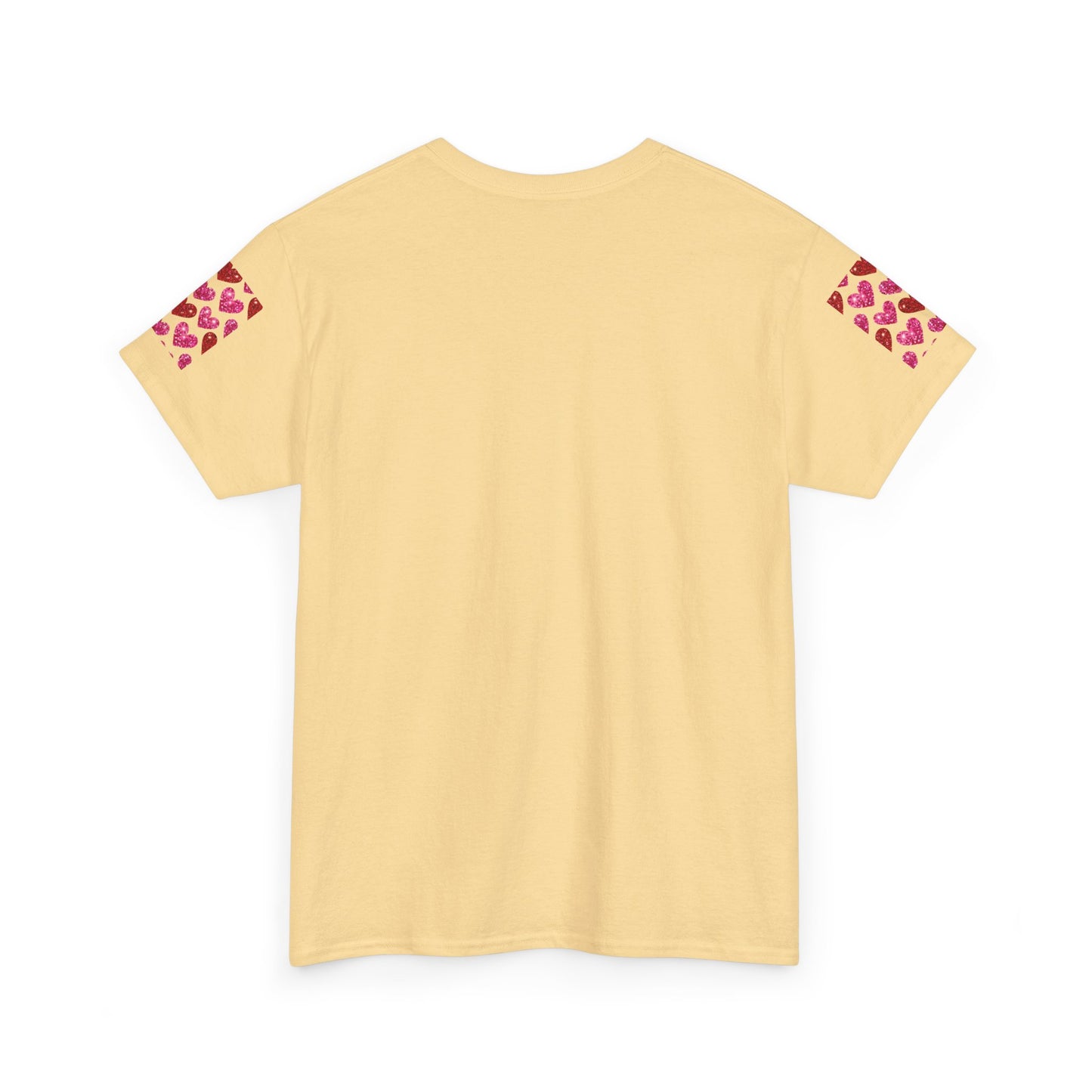 Sparkling Hearts Cotton Tee - Perfect for Valentine's Day & Love Celebrations