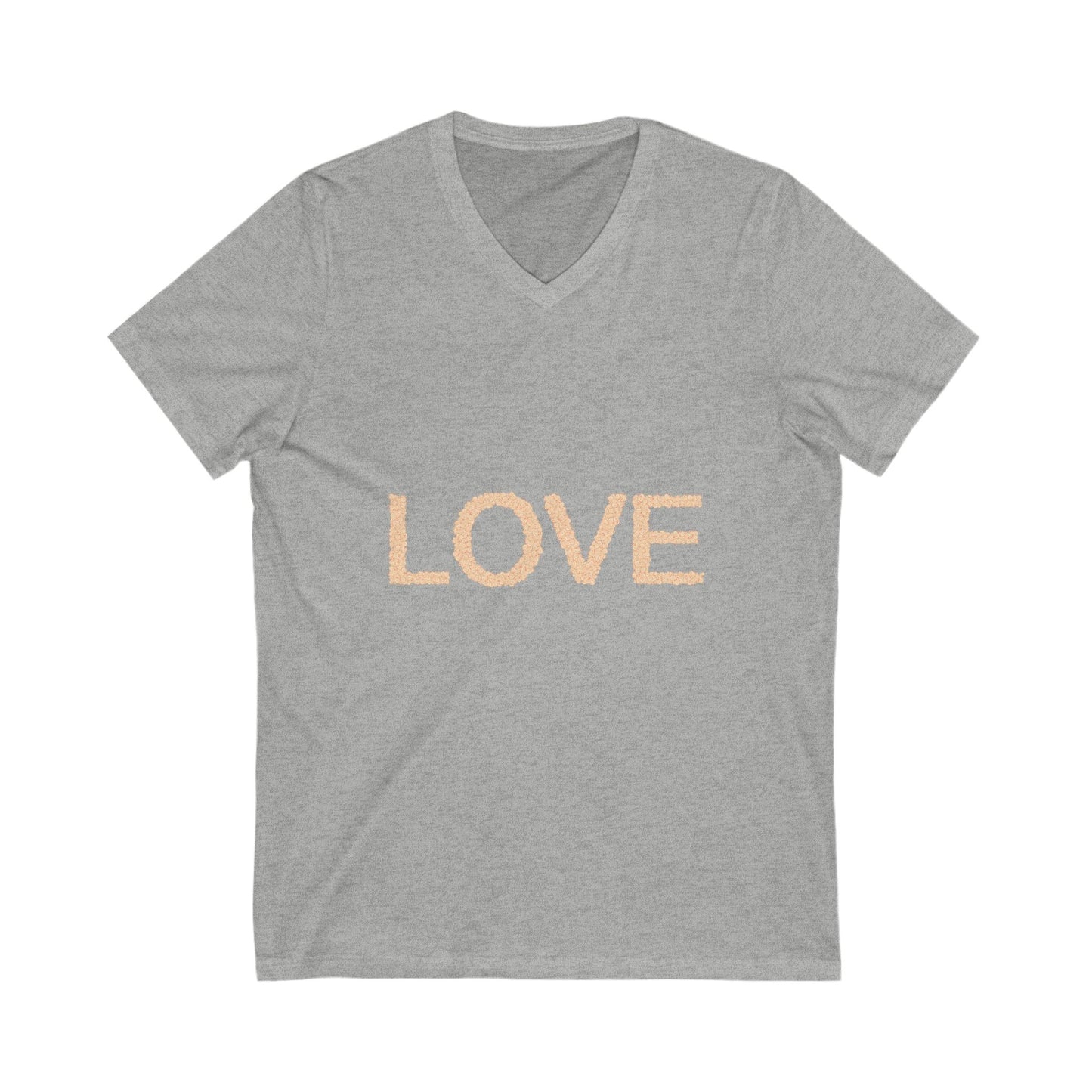 Love V-Neck Tee - Perfect for Valentine's Day & Everyday Wear