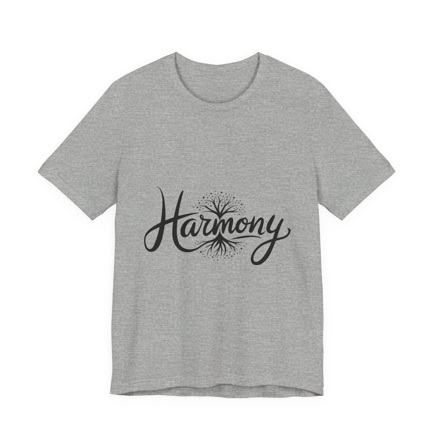Harmony Unisex Short Sleeve Tee - Comfortable Casual Wear for Positive Vibes