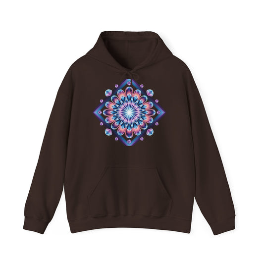 Mandala Hoodie for Comfort & Style, Cozy Wear, Gift for Her, Unique Sweatshirt, Festival Outfit, Everyday Fashion