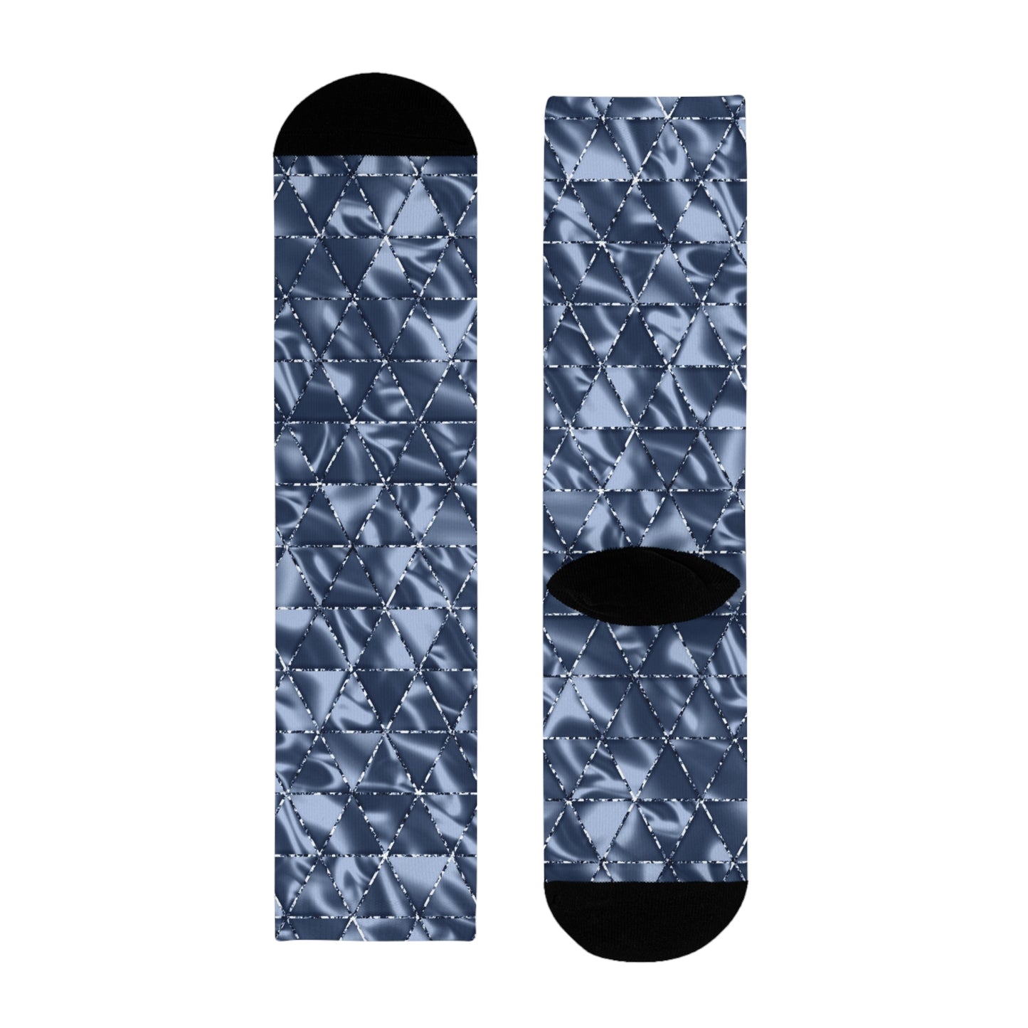 Stylish Geometric Crew Socks for Everyday Comfort