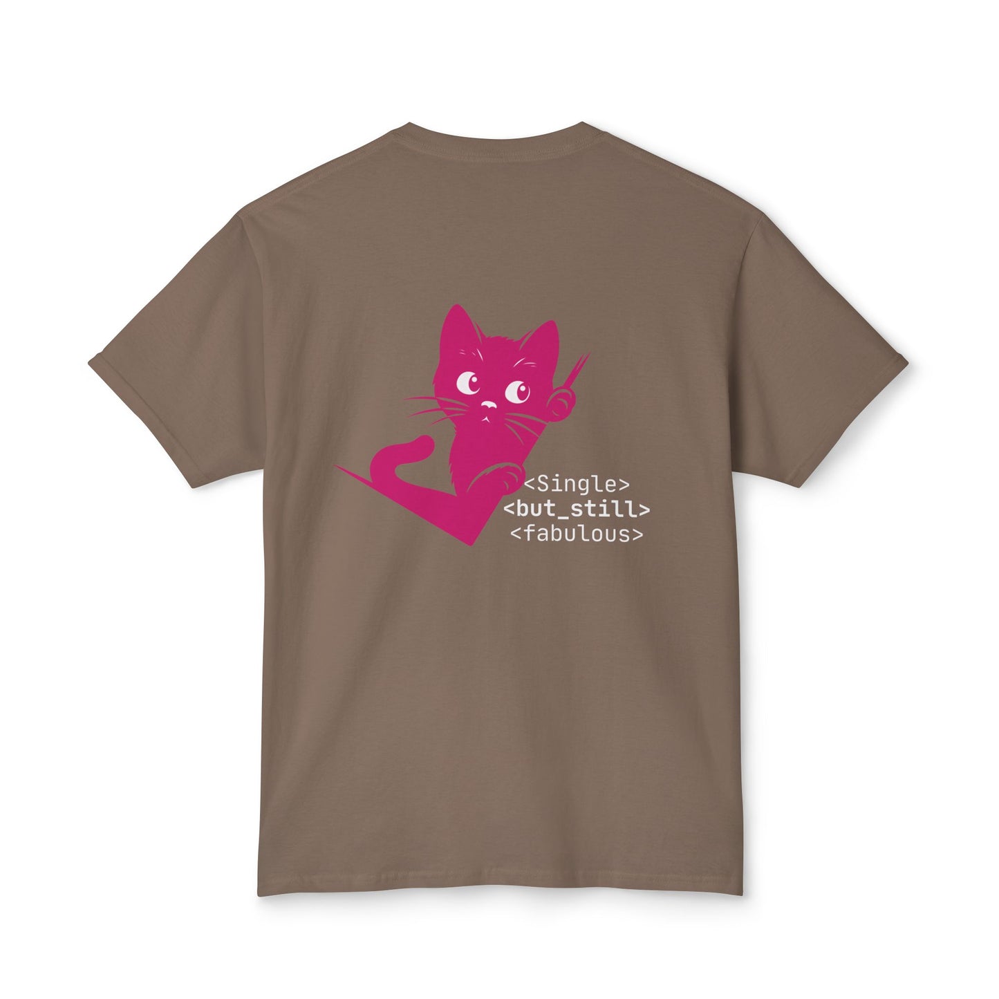 Single but Still Fabulous Cat T-Shirt | HD Cotton™ Tee