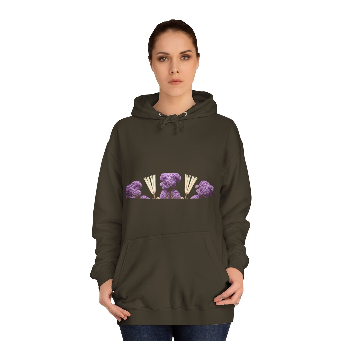 Trendy College Hoodie with Floral Mandala Design, Women's Pullover, Cozy Gift for Students, College Apparel, Casual Wear, Comfortable [...]