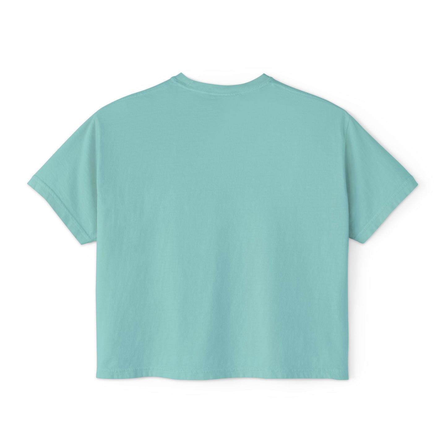 Flower Power Women's Boxy Tee, Vintage Inspired Top, Casual Streetwear, Boho Style Shirt, Perfect for Festivals, Everyday Wear