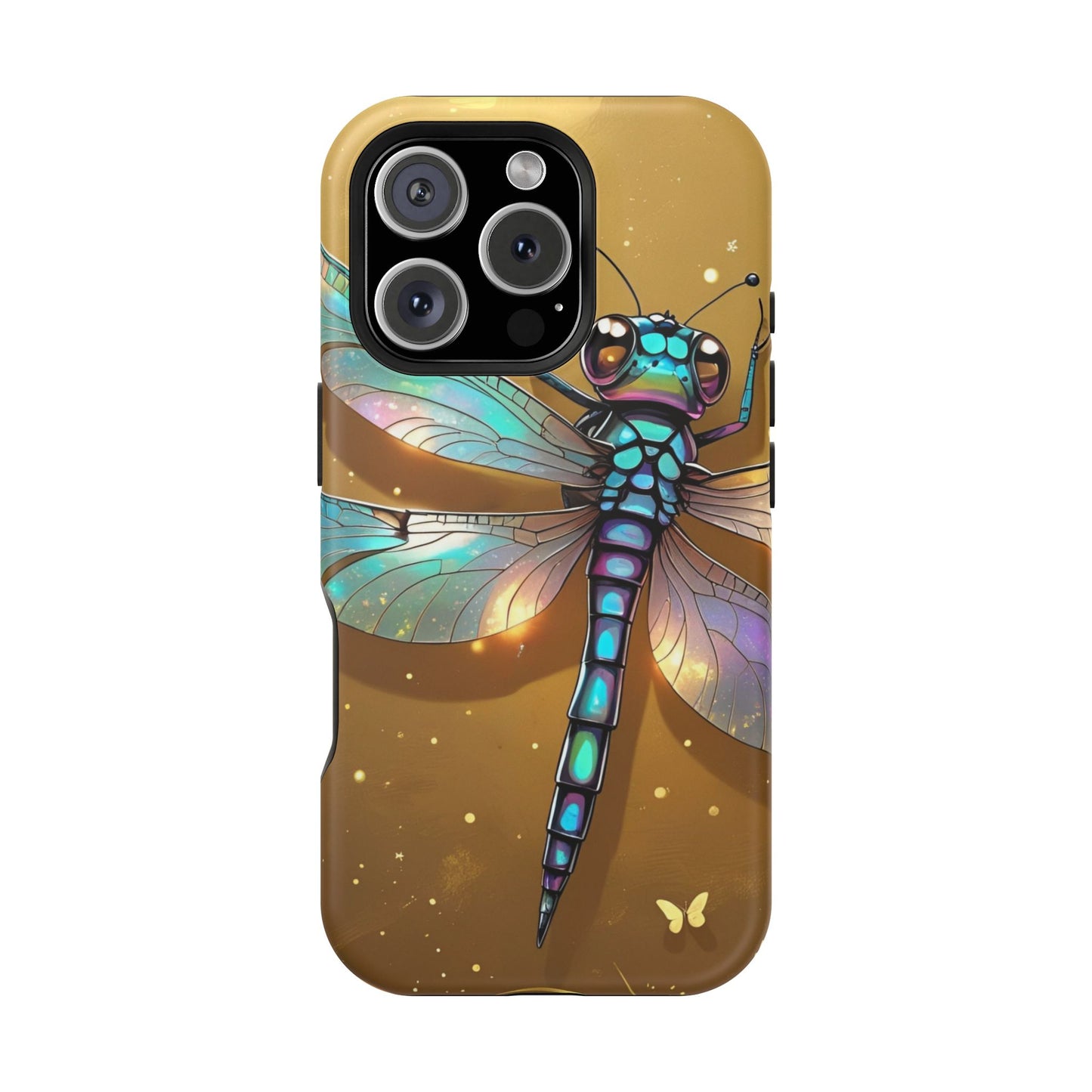 Dragonfly Magnetic Phone Case, Colorful Phone Cover, Gift for Nature Lovers, Unique Phone Accessory, Eco-Friendly Design