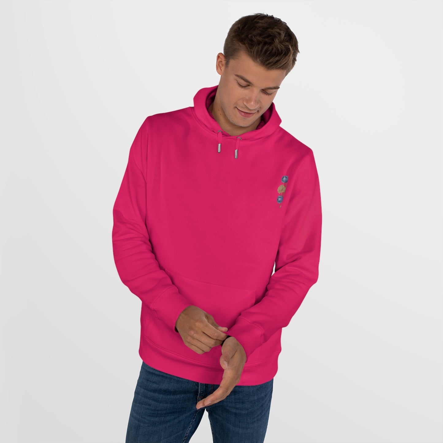 Colorful King Hooded Sweatshirt with Floral Mandala, Comfortable Streetwear, Layering Piece, Casual Wear, Trendy Hoodie