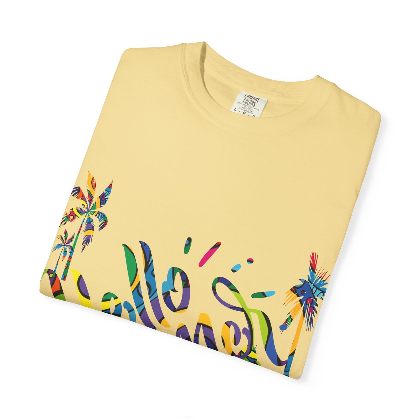 Gold Heart Pattern Women T-Shirt
