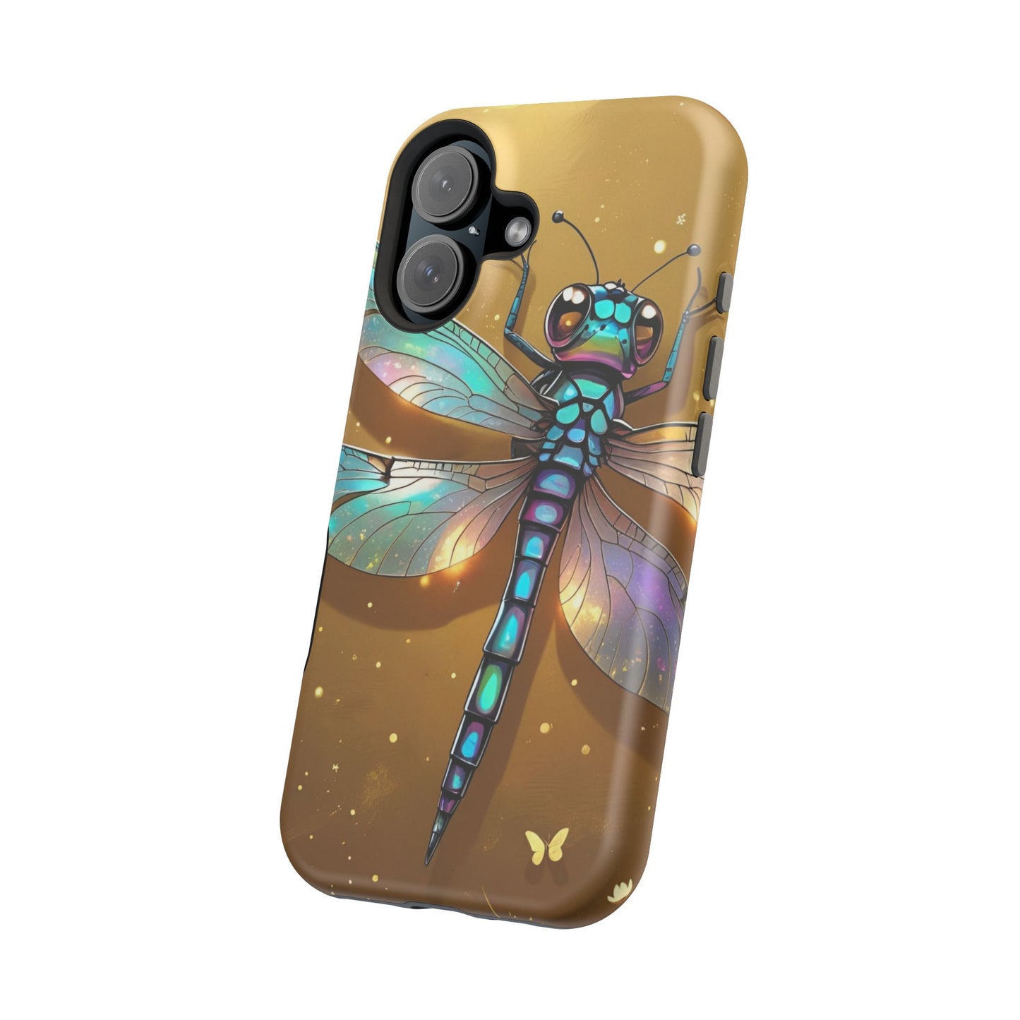Dragonfly Magnetic Phone Case, Colorful Phone Cover, Gift for Nature Lovers, Unique Phone Accessory, Eco-Friendly Design