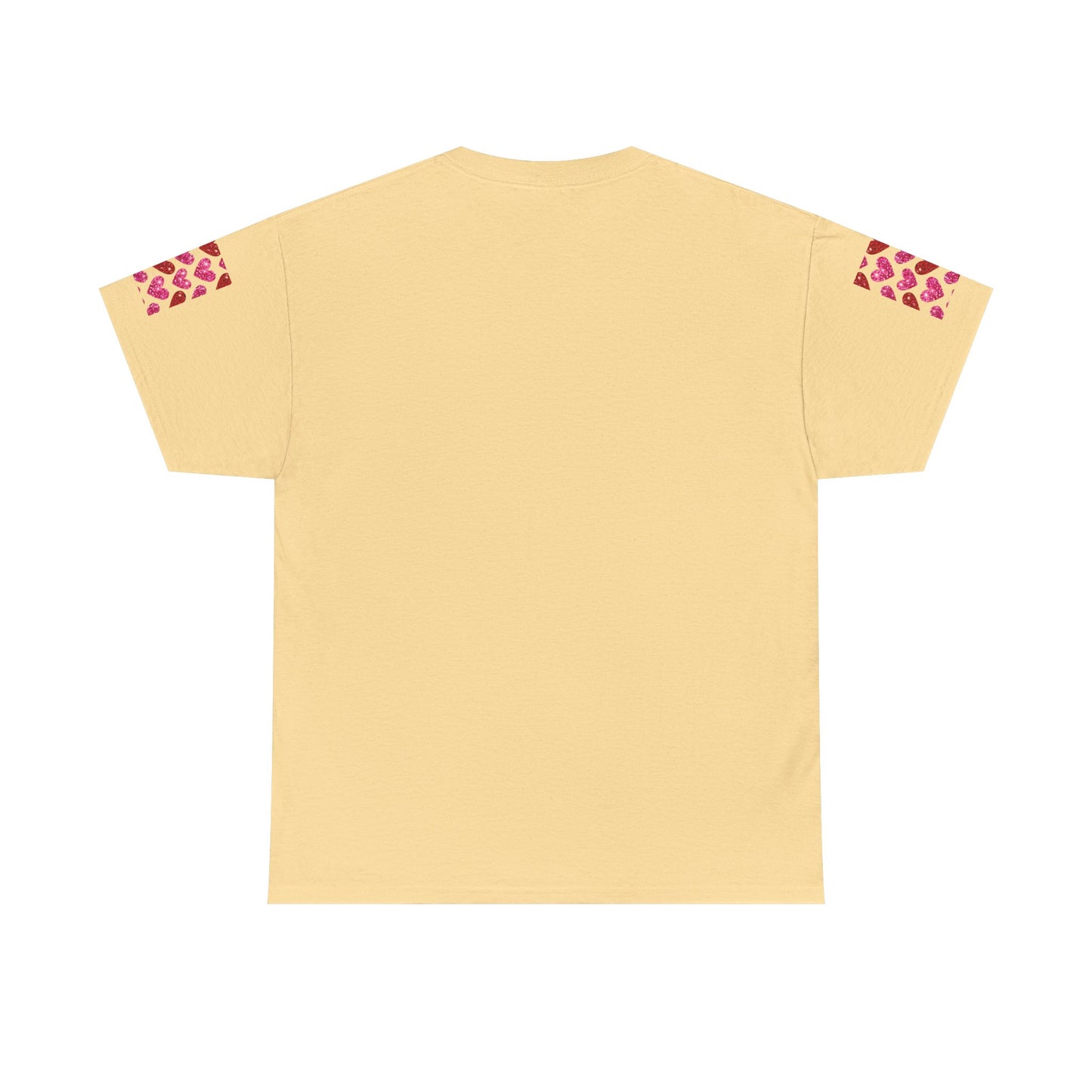Sparkling Hearts Cotton Tee - Perfect for Valentine's Day & Love Celebrations