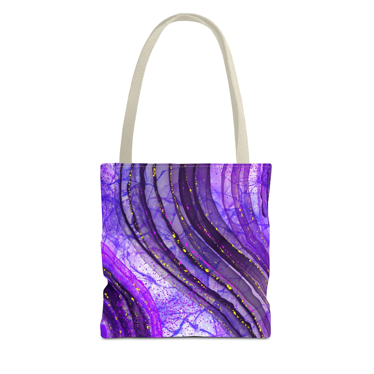 Artistic Purple Tote Bag - Stylish & Colorful Accessory for Every Occasion