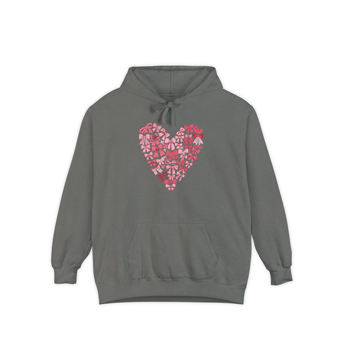 Heart Blossom Garment-Dyed Hoodie | Perfect for Casual Wear & Nature Lovers