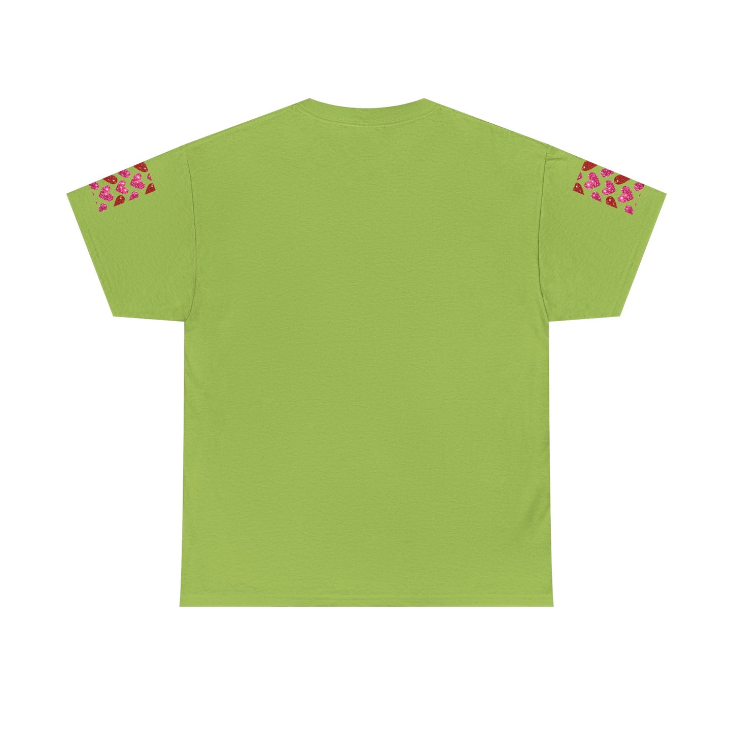 Sparkling Hearts Cotton Tee - Perfect for Valentine's Day & Love Celebrations