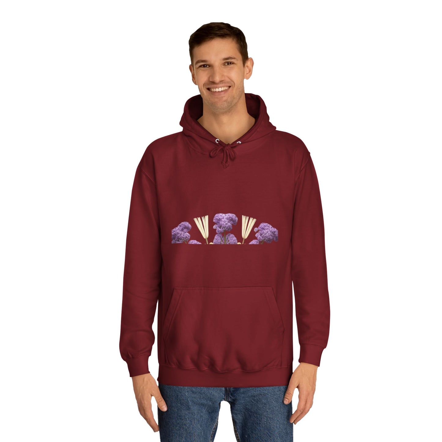 Trendy College Hoodie with Floral Mandala Design, Women's Pullover, Cozy Gift for Students, College Apparel, Casual Wear, Comfortable [...]