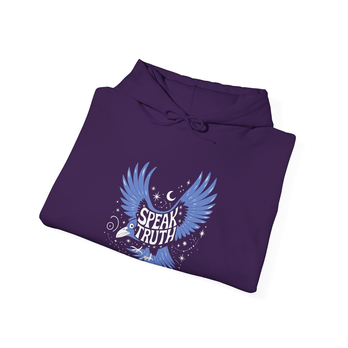 Women's Heavy Blend™ Hooded Sweatshirt with 'Speak Truth' Design - Inspirational Gift, Cozy Layering, Casual Wear, Gift for Friends, [...]