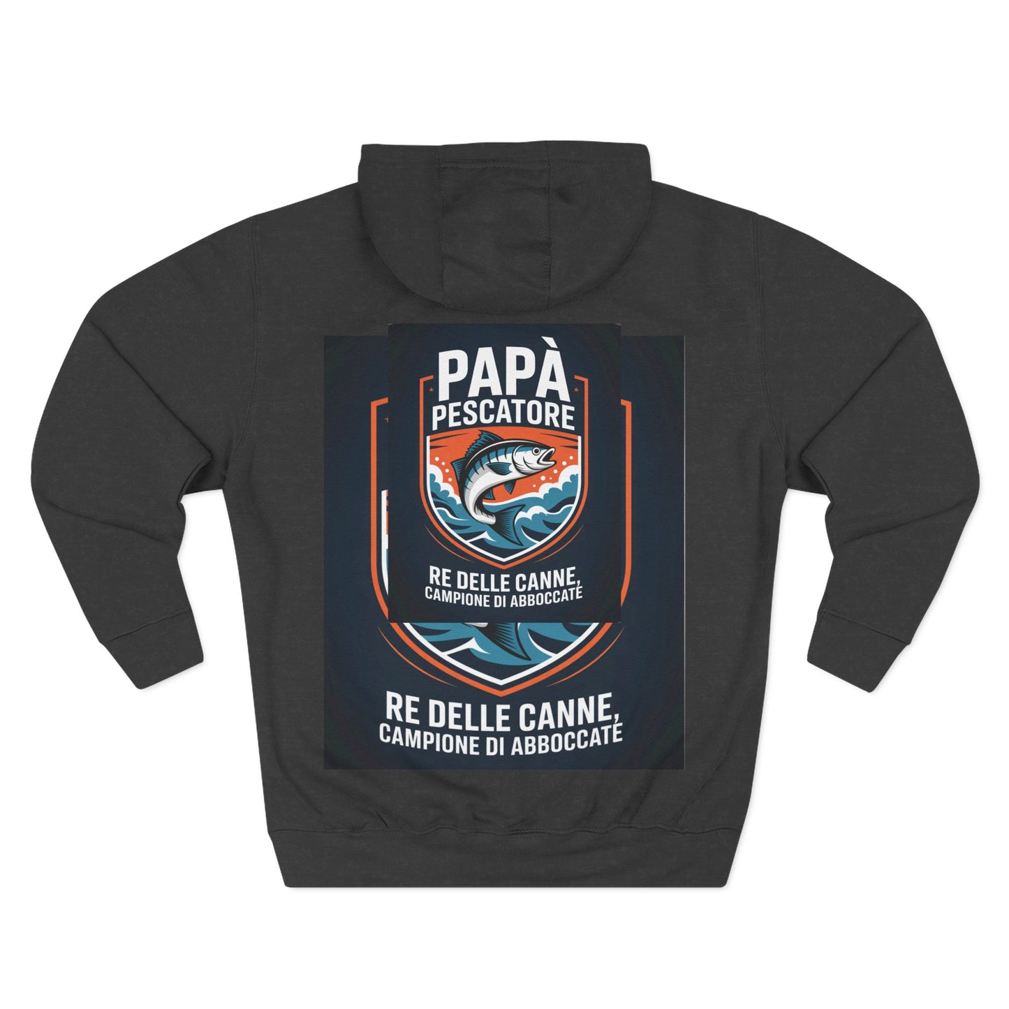 Fishing Dad Fleece Hoodie - Perfect Gift for Pescatore Lovers, Cozy Pullover for Fathers Day, Fishing Enthusiasts, Casual Wear, [...]