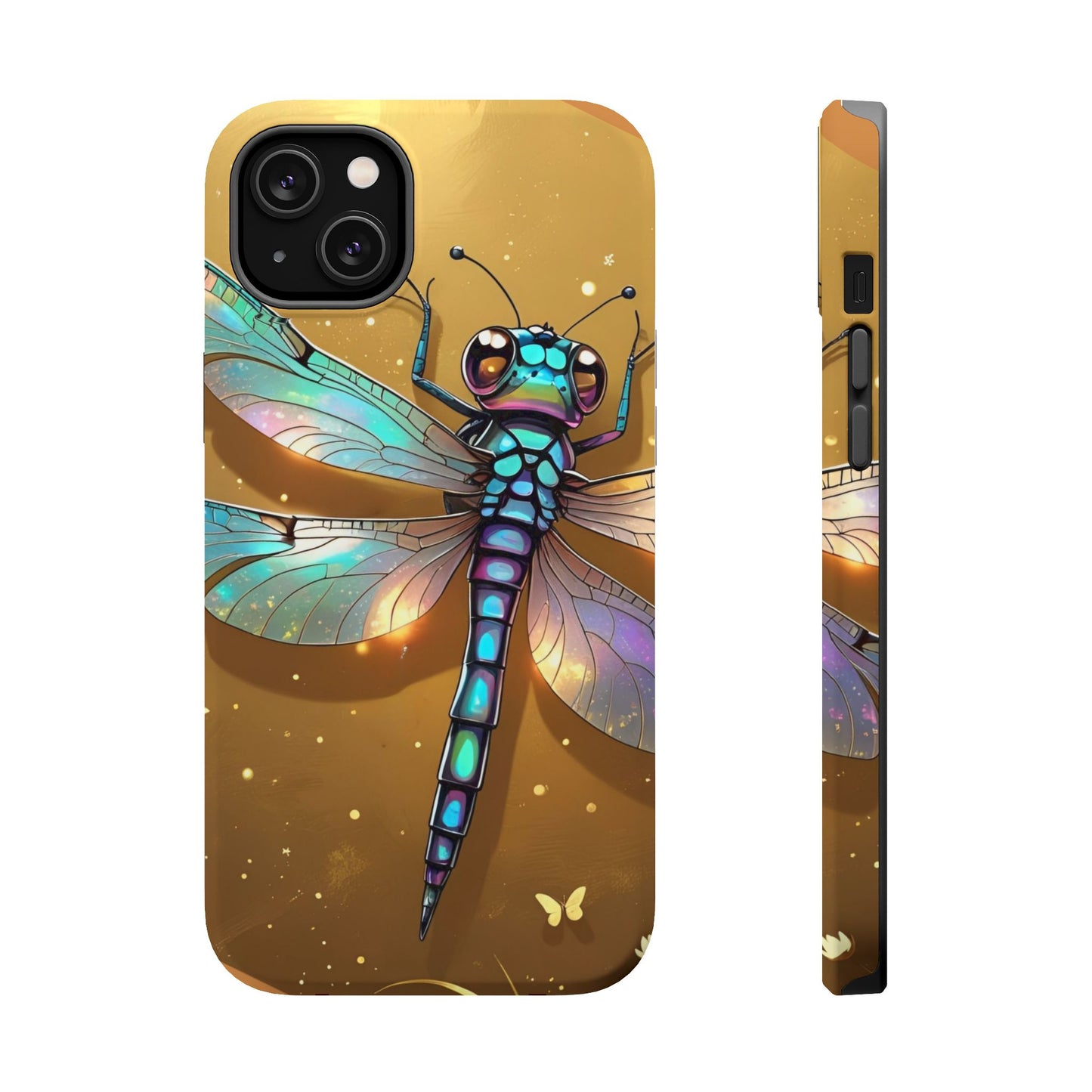Dragonfly Magnetic Phone Case, Colorful Phone Cover, Gift for Nature Lovers, Unique Phone Accessory, Eco-Friendly Design