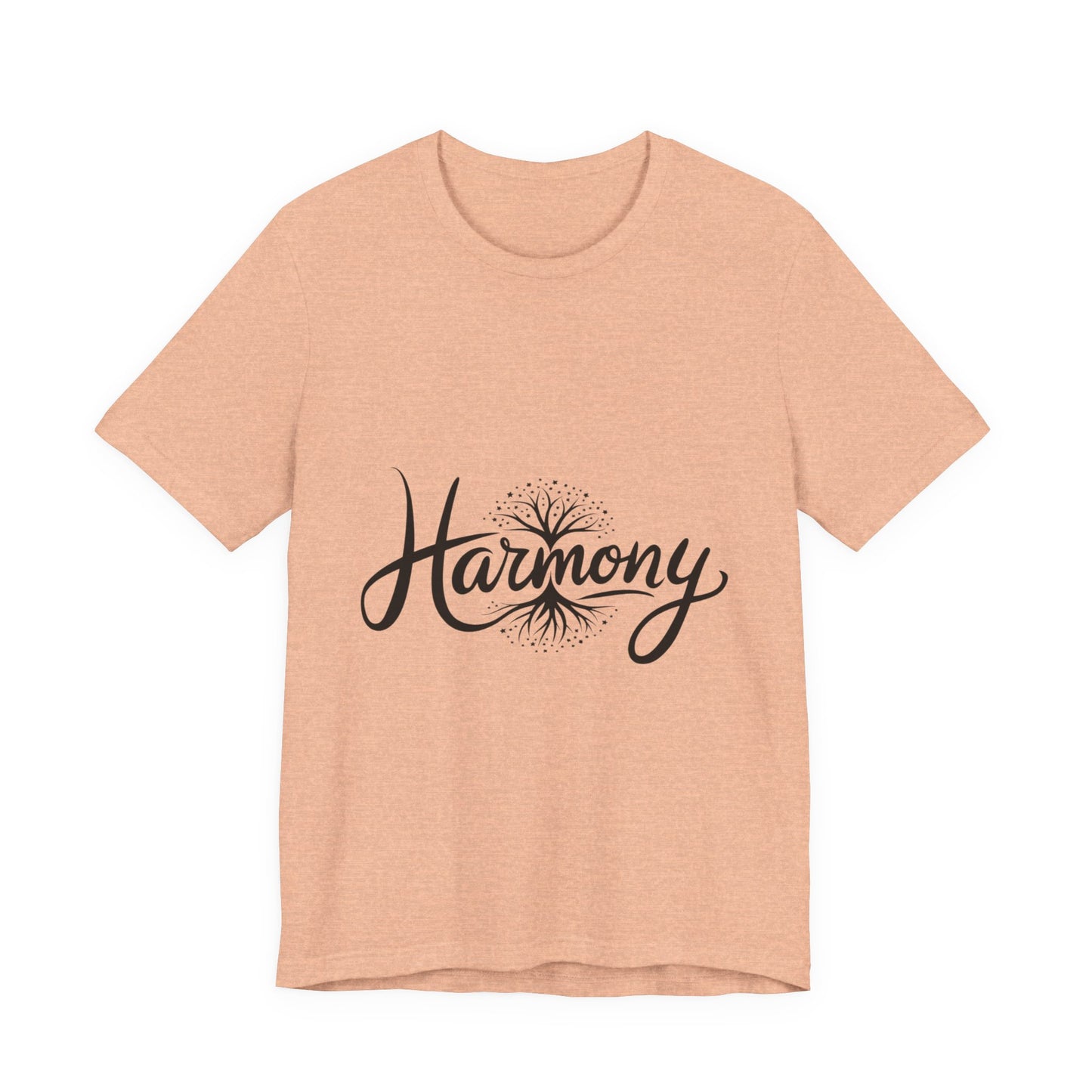 Harmony Unisex Short Sleeve Tee - Comfortable Casual Wear for Positive Vibes
