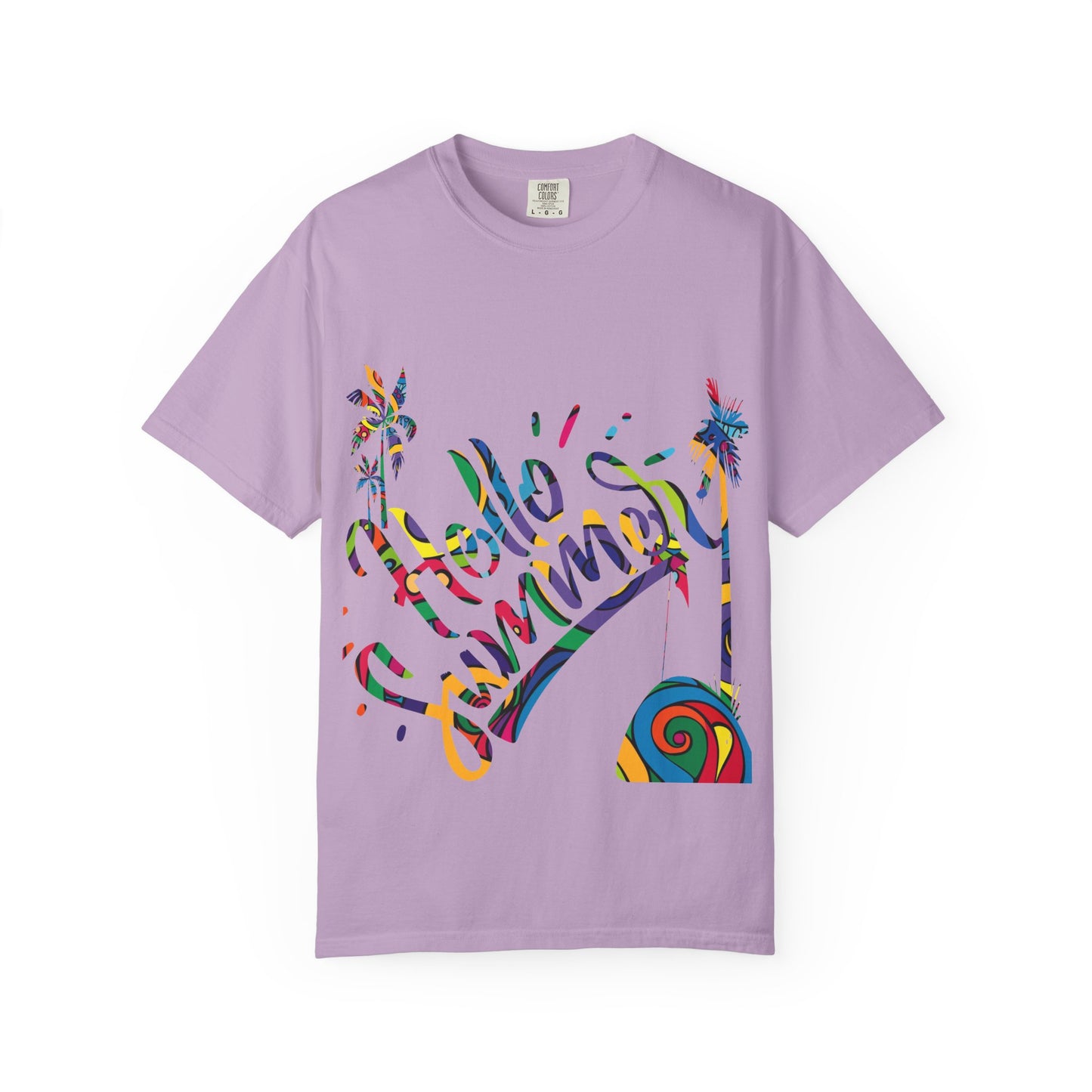 Gold Heart Pattern Women T-Shirt