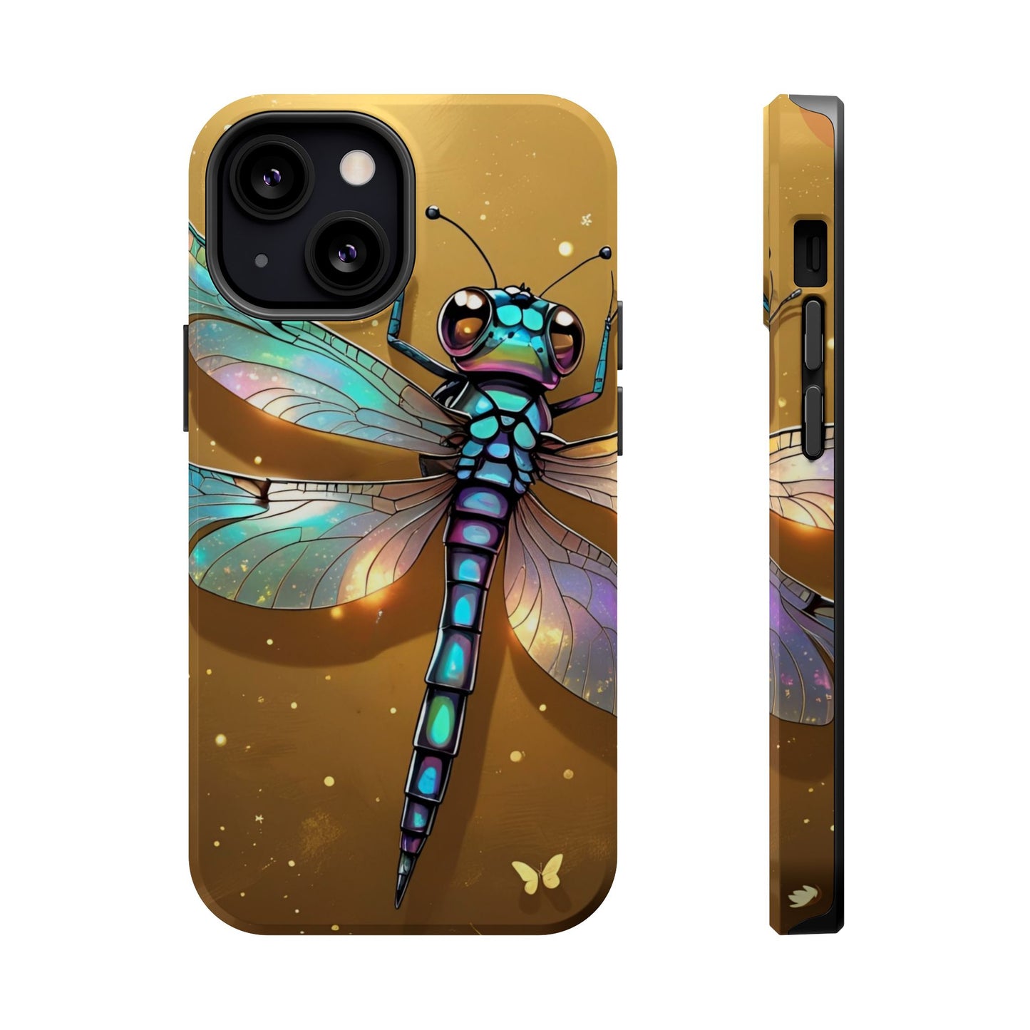 Dragonfly Magnetic Phone Case, Colorful Phone Cover, Gift for Nature Lovers, Unique Phone Accessory, Eco-Friendly Design