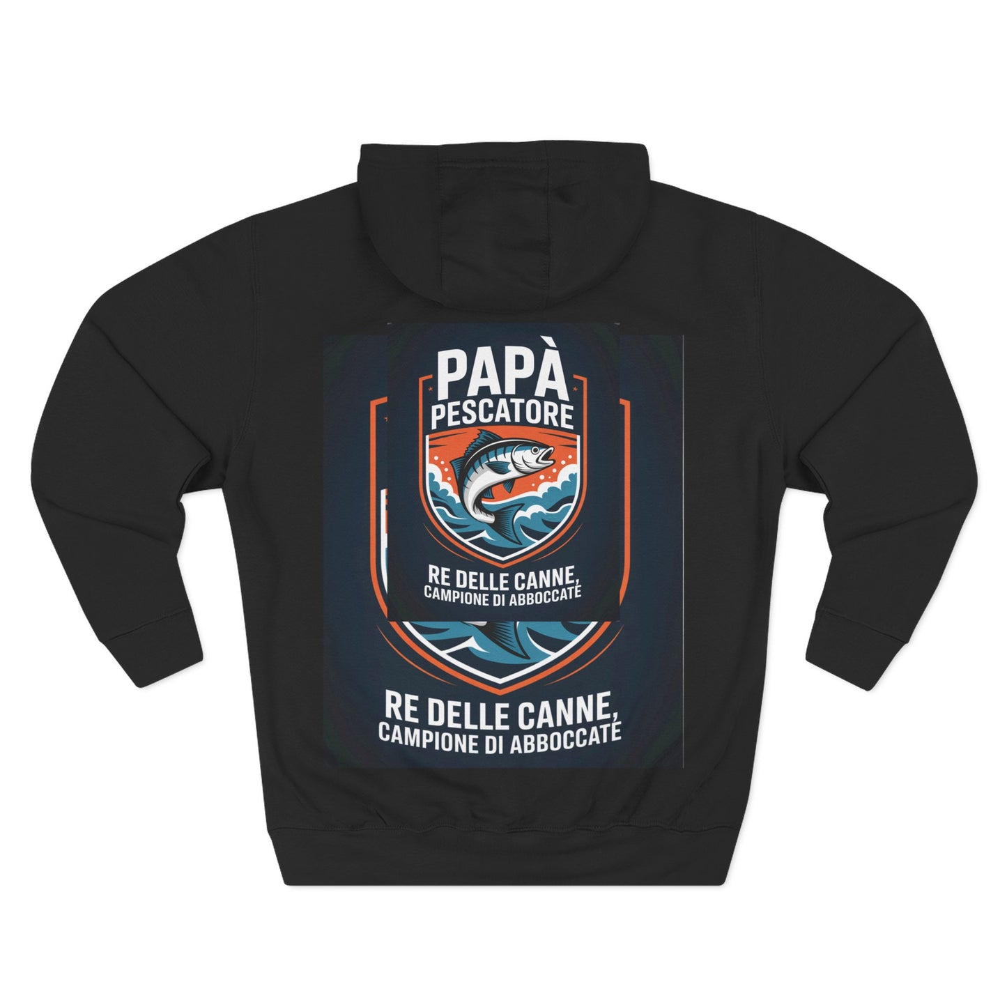 Fishing Dad Fleece Hoodie - Perfect Gift for Pescatore Lovers, Cozy Pullover for Fathers Day, Fishing Enthusiasts, Casual Wear, [...]