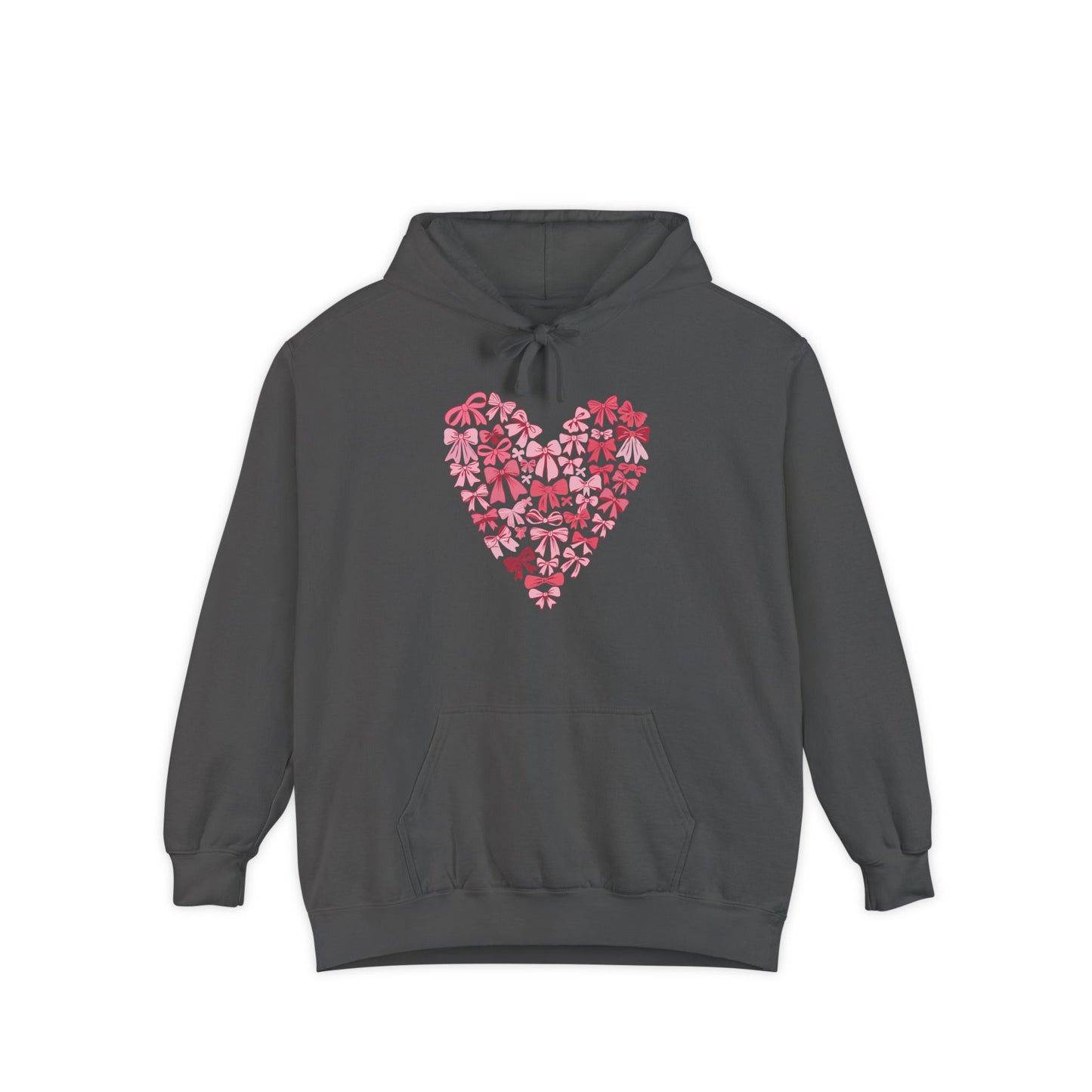 Heart Blossom Garment-Dyed Hoodie | Perfect for Casual Wear & Nature Lovers
