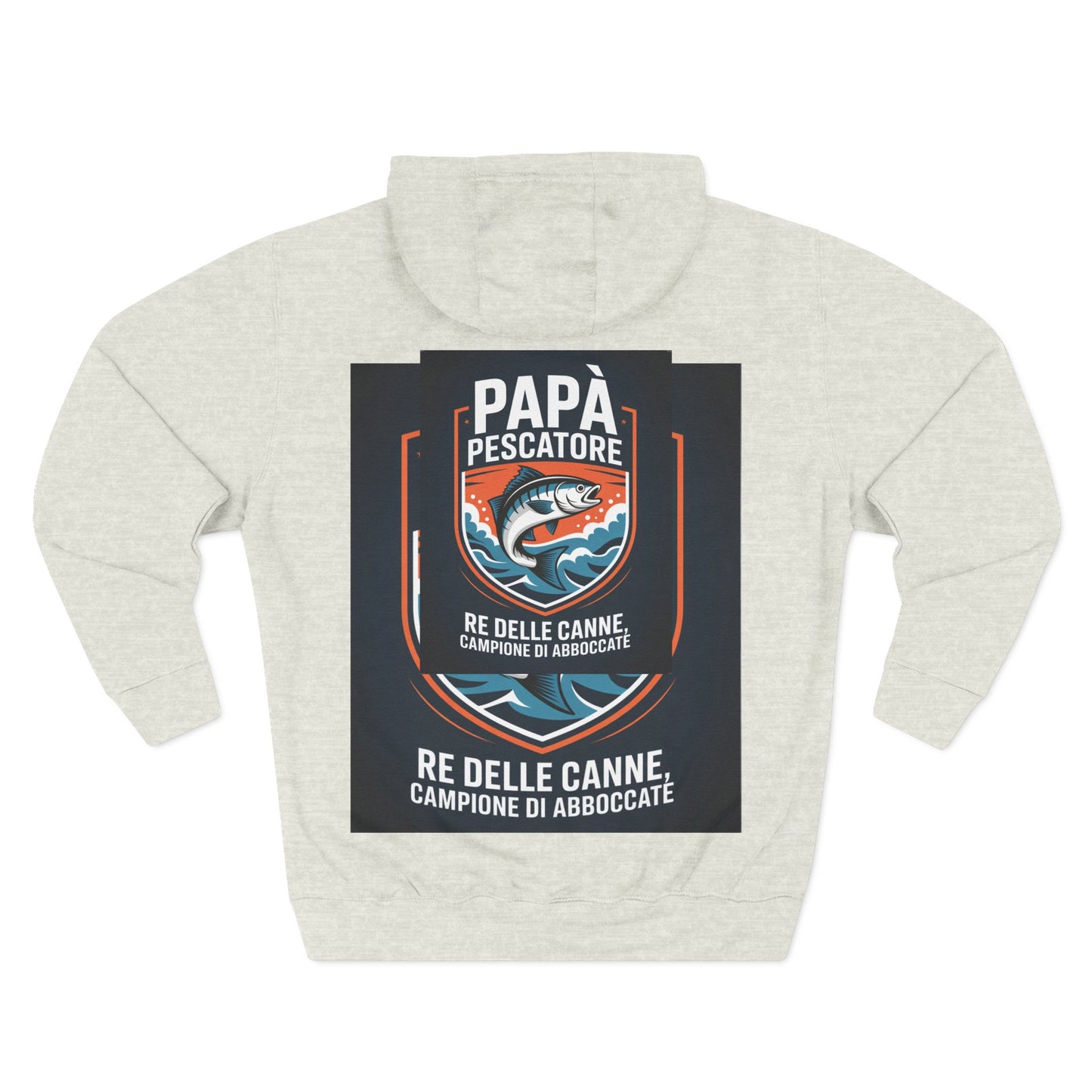 Fishing Dad Fleece Hoodie - Perfect Gift for Pescatore Lovers, Cozy Pullover for Fathers Day, Fishing Enthusiasts, Casual Wear, [...]