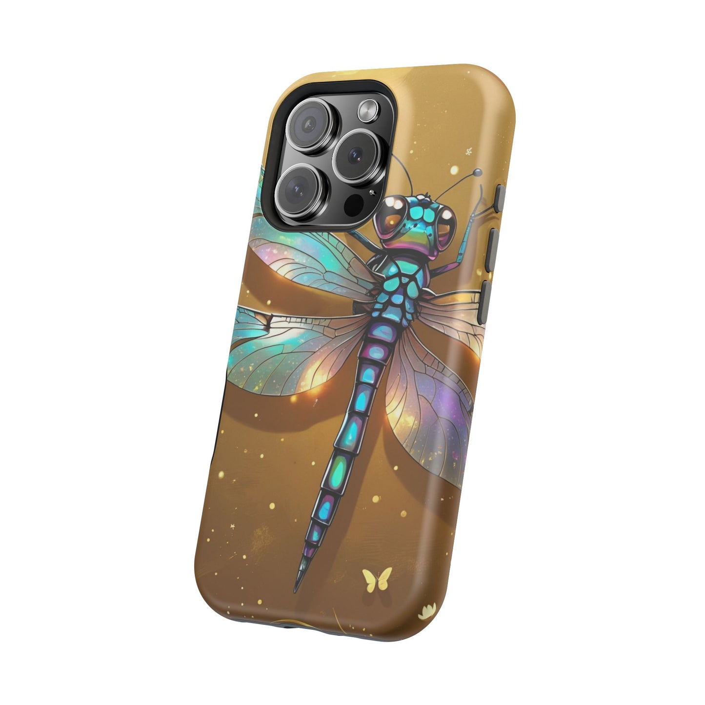 Dragonfly Magnetic Phone Case, Colorful Phone Cover, Gift for Nature Lovers, Unique Phone Accessory, Eco-Friendly Design