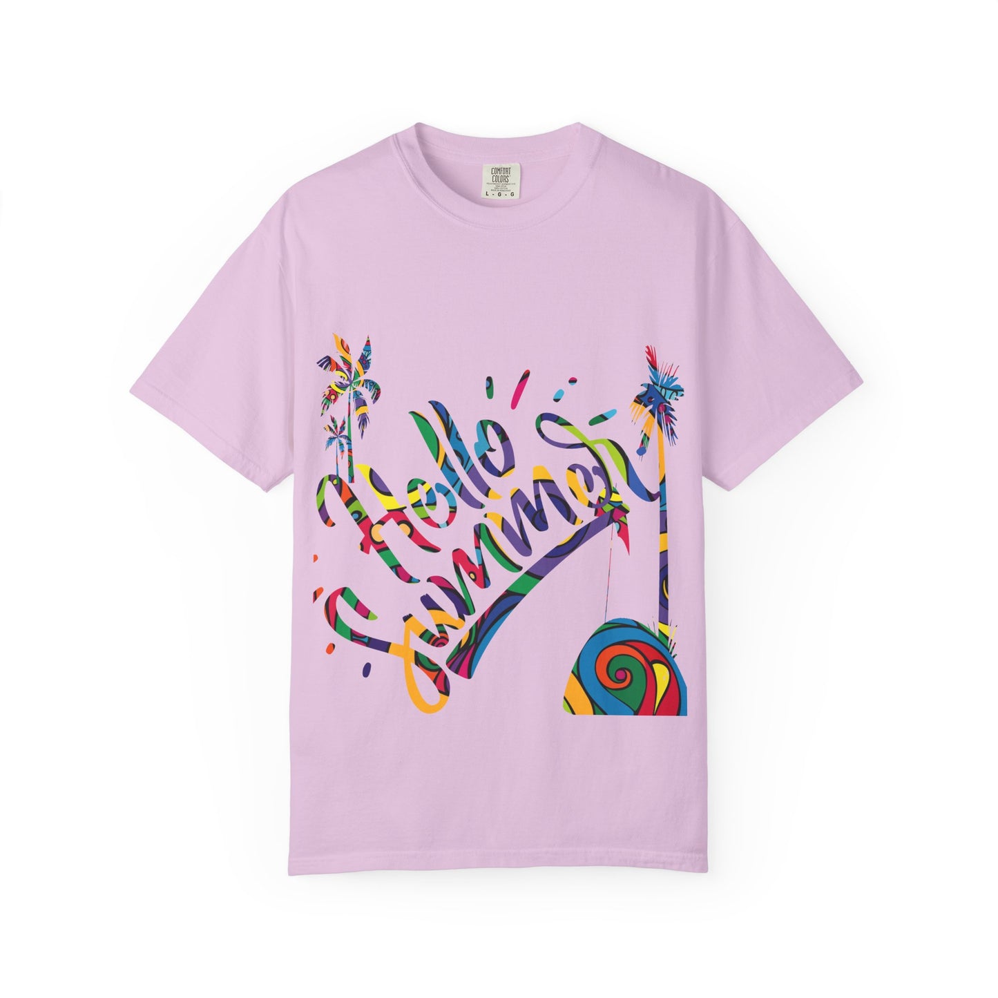Gold Heart Pattern Women T-Shirt