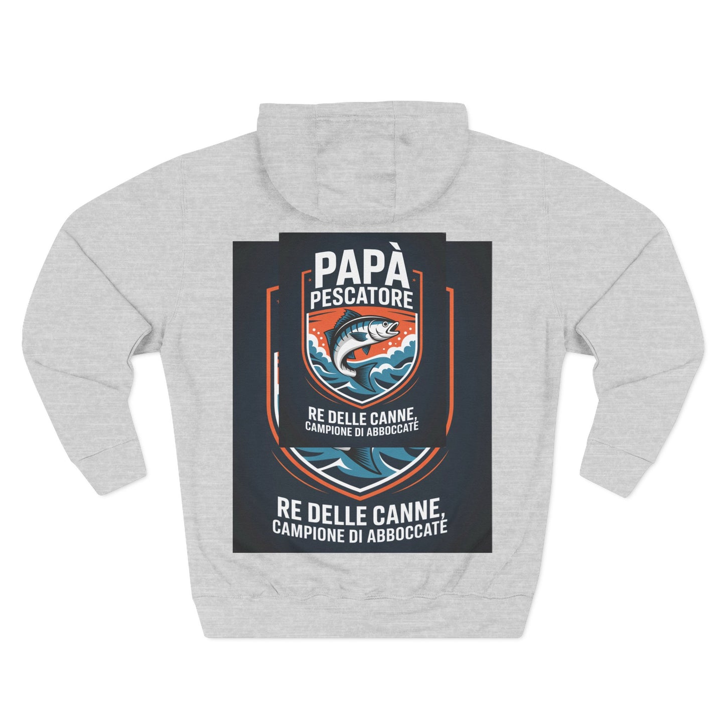 Fishing Dad Fleece Hoodie - Perfect Gift for Pescatore Lovers, Cozy Pullover for Fathers Day, Fishing Enthusiasts, Casual Wear, [...]