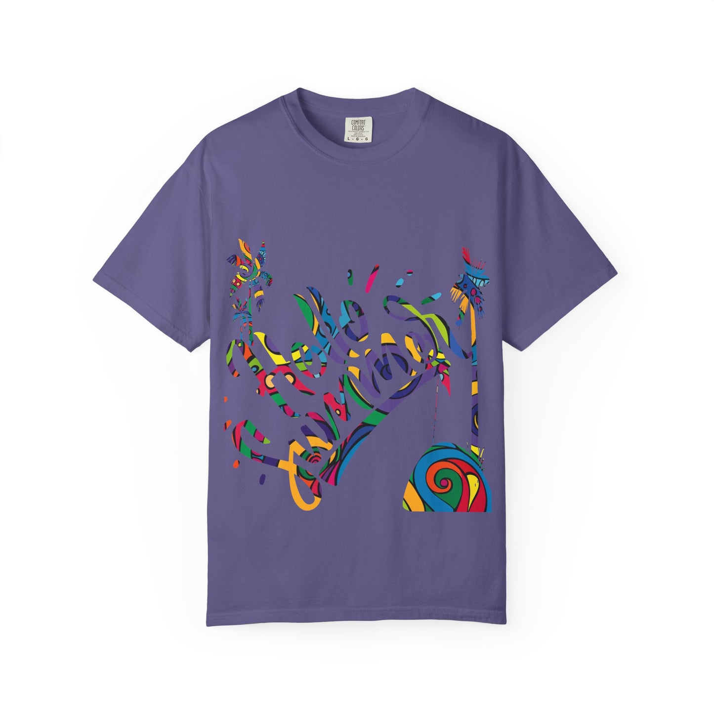 Gold Heart Pattern Women T-Shirt