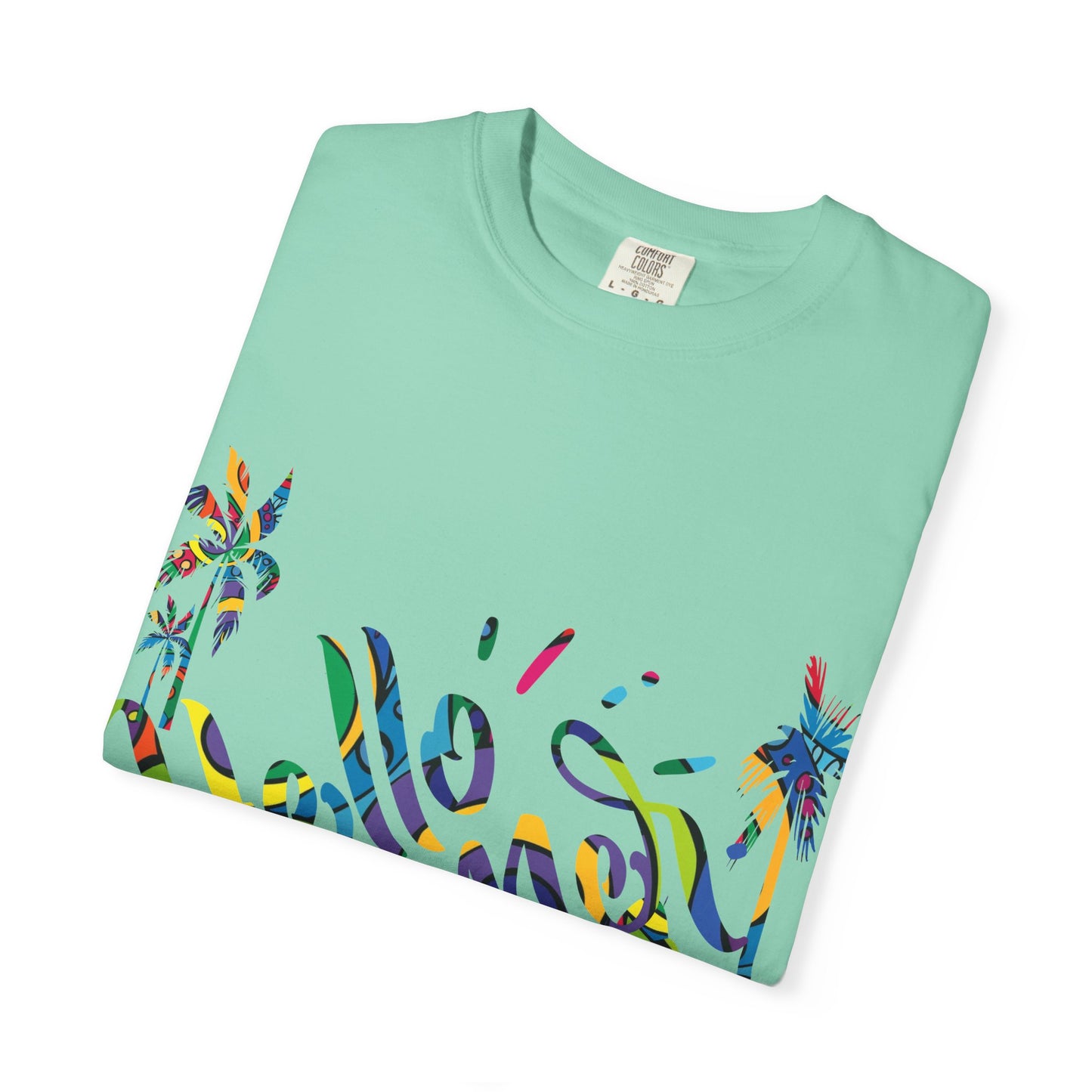 Gold Heart Pattern Women T-Shirt