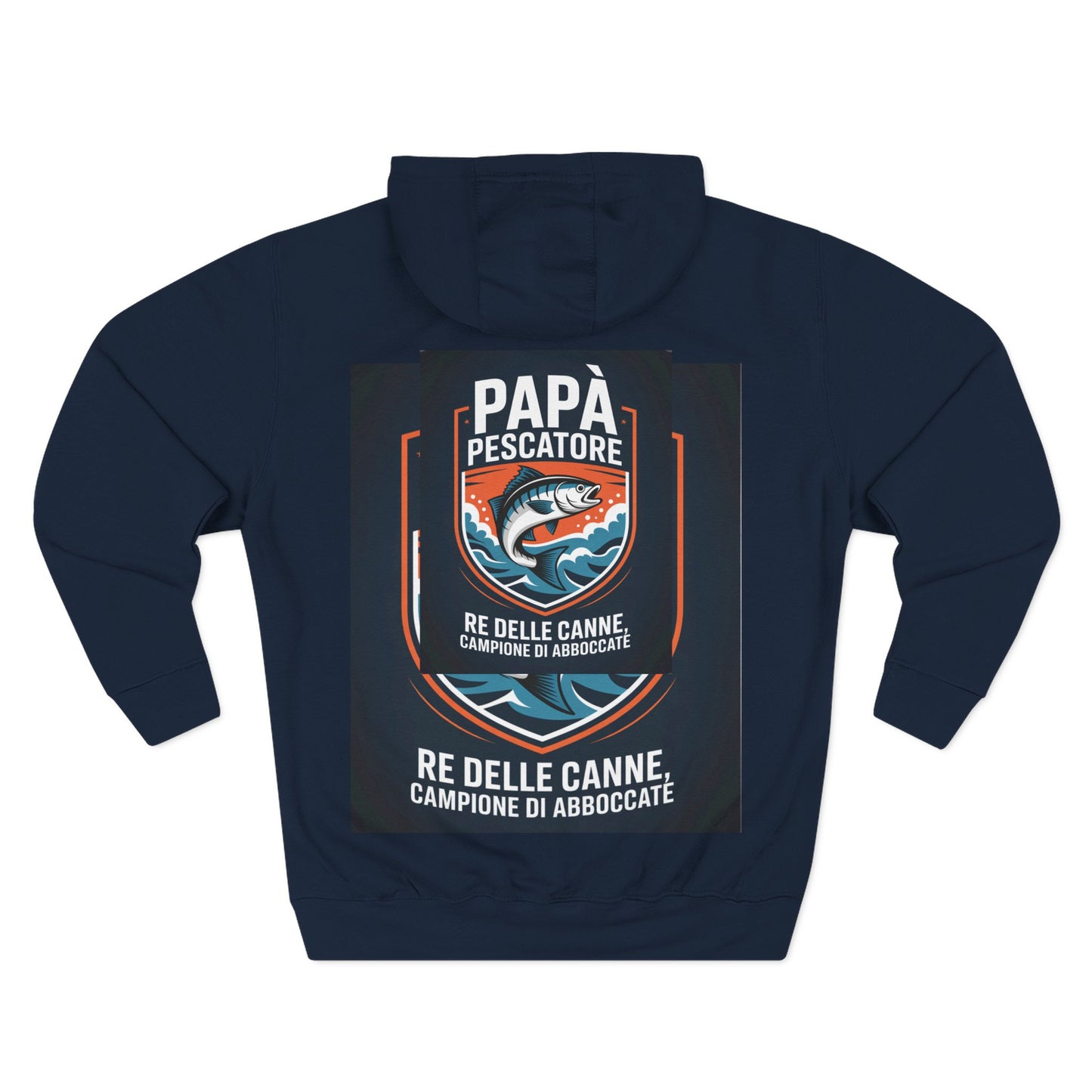 Fishing Dad Fleece Hoodie - Perfect Gift for Pescatore Lovers, Cozy Pullover for Fathers Day, Fishing Enthusiasts, Casual Wear, [...]