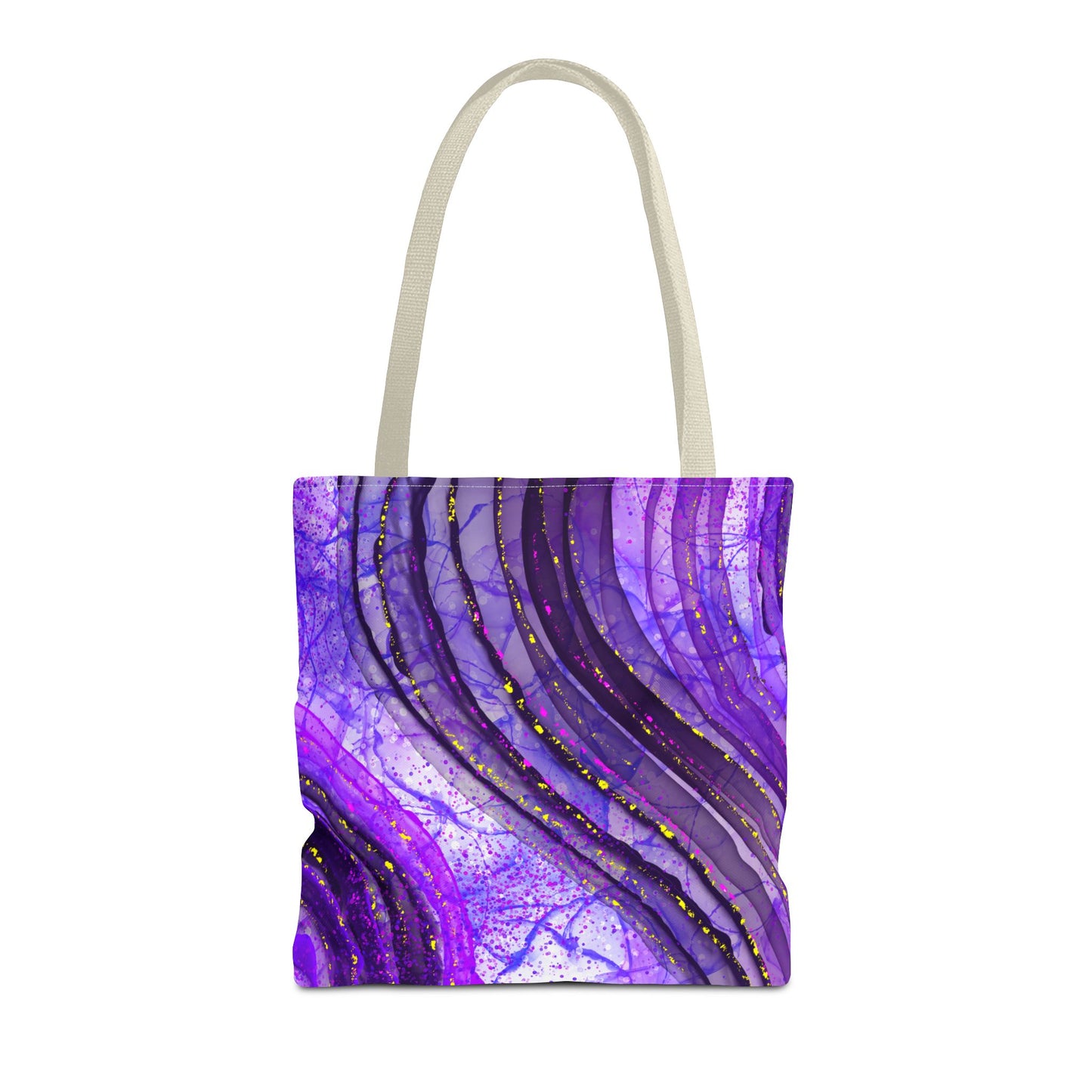Artistic Purple Tote Bag - Stylish & Colorful Accessory for Every Occasion