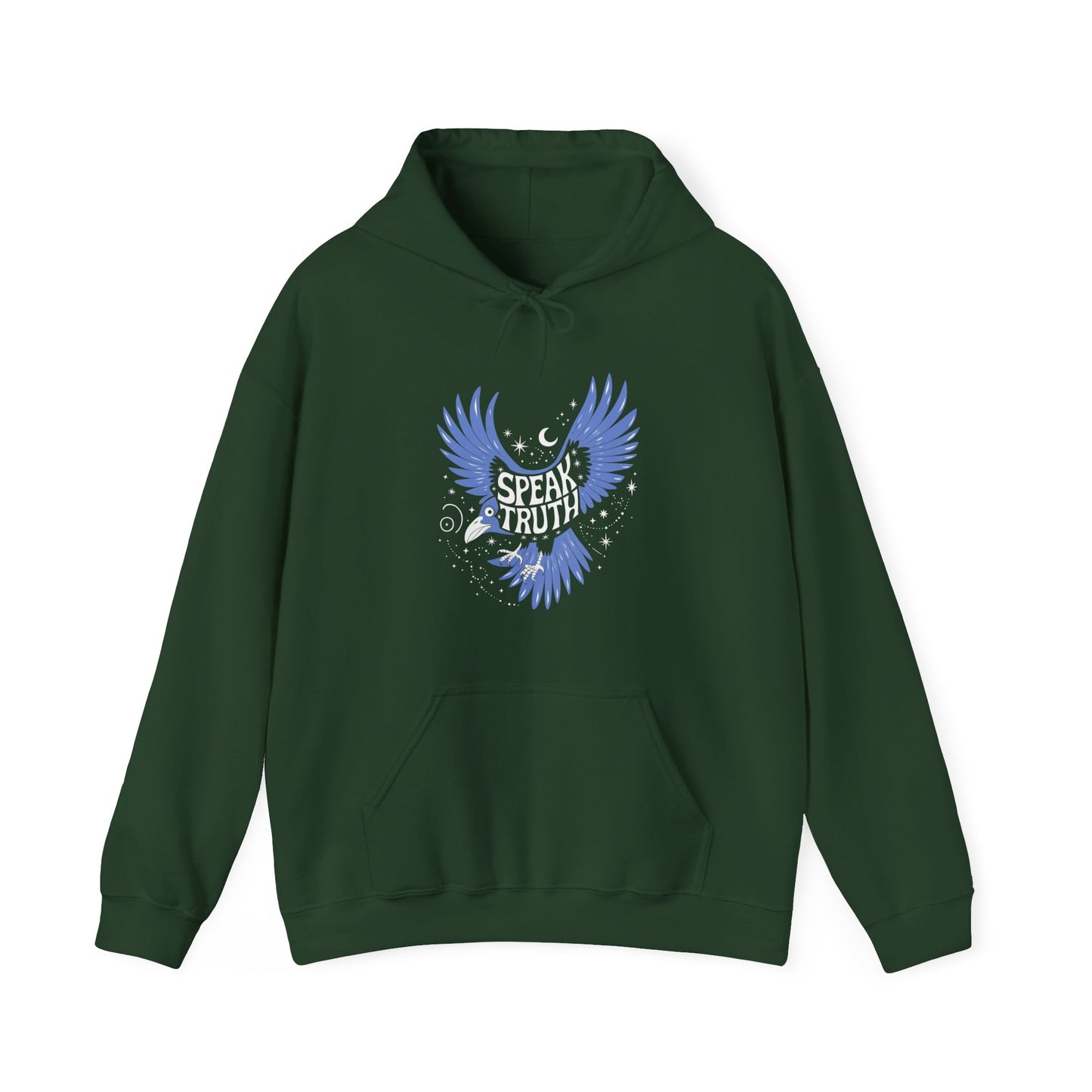 Women's Heavy Blend™ Hooded Sweatshirt with 'Speak Truth' Design - Inspirational Gift, Cozy Layering, Casual Wear, Gift for Friends, [...]