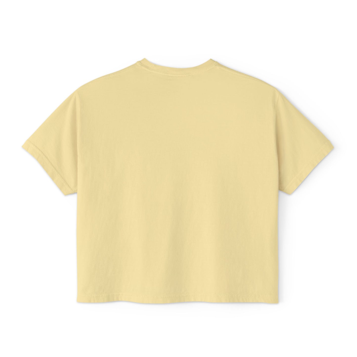 Flower Power Women's Boxy Tee, Vintage Inspired Top, Casual Streetwear, Boho Style Shirt, Perfect for Festivals, Everyday Wear