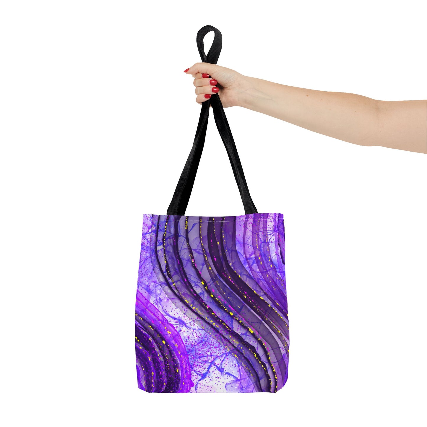 Artistic Purple Tote Bag - Stylish & Colorful Accessory for Every Occasion