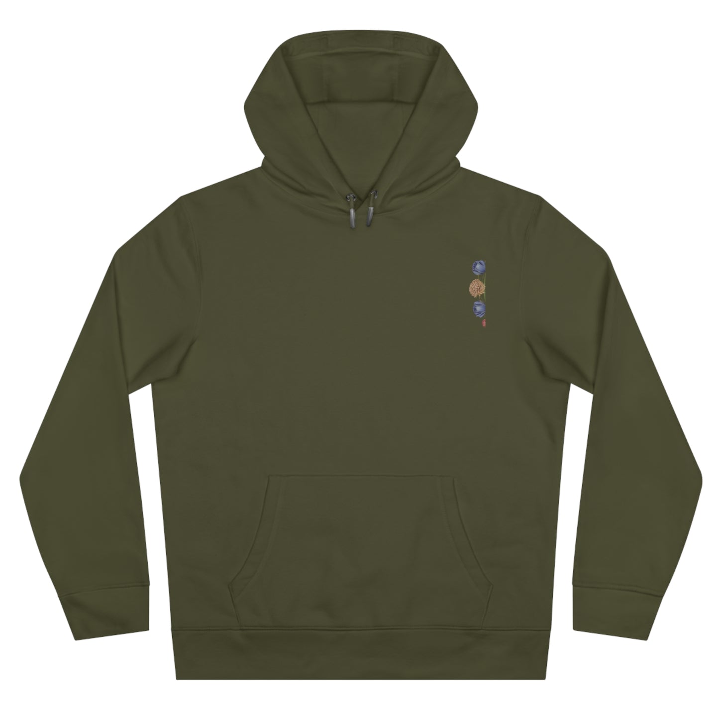 Colorful King Hooded Sweatshirt with Floral Mandala, Comfortable Streetwear, Layering Piece, Casual Wear, Trendy Hoodie