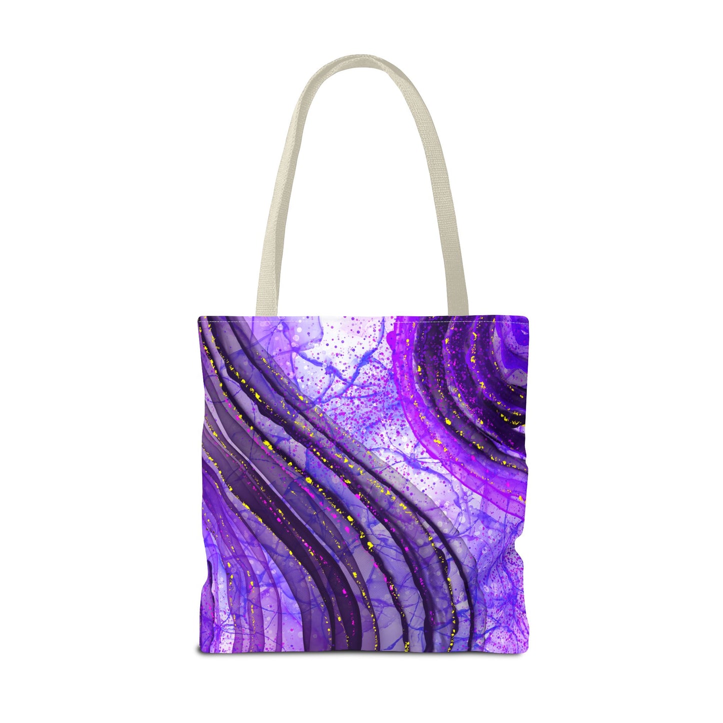 Artistic Purple Tote Bag - Stylish & Colorful Accessory for Every Occasion