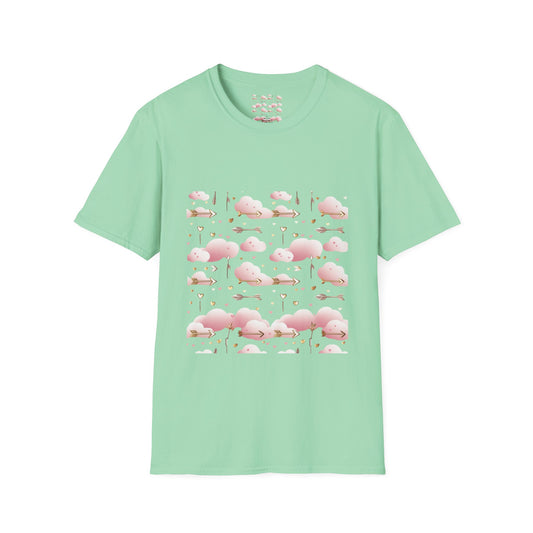 Cotton Candy Dreams  Softstyle T-Shirt - Cute Pastel Design for Fun and Casual Wear