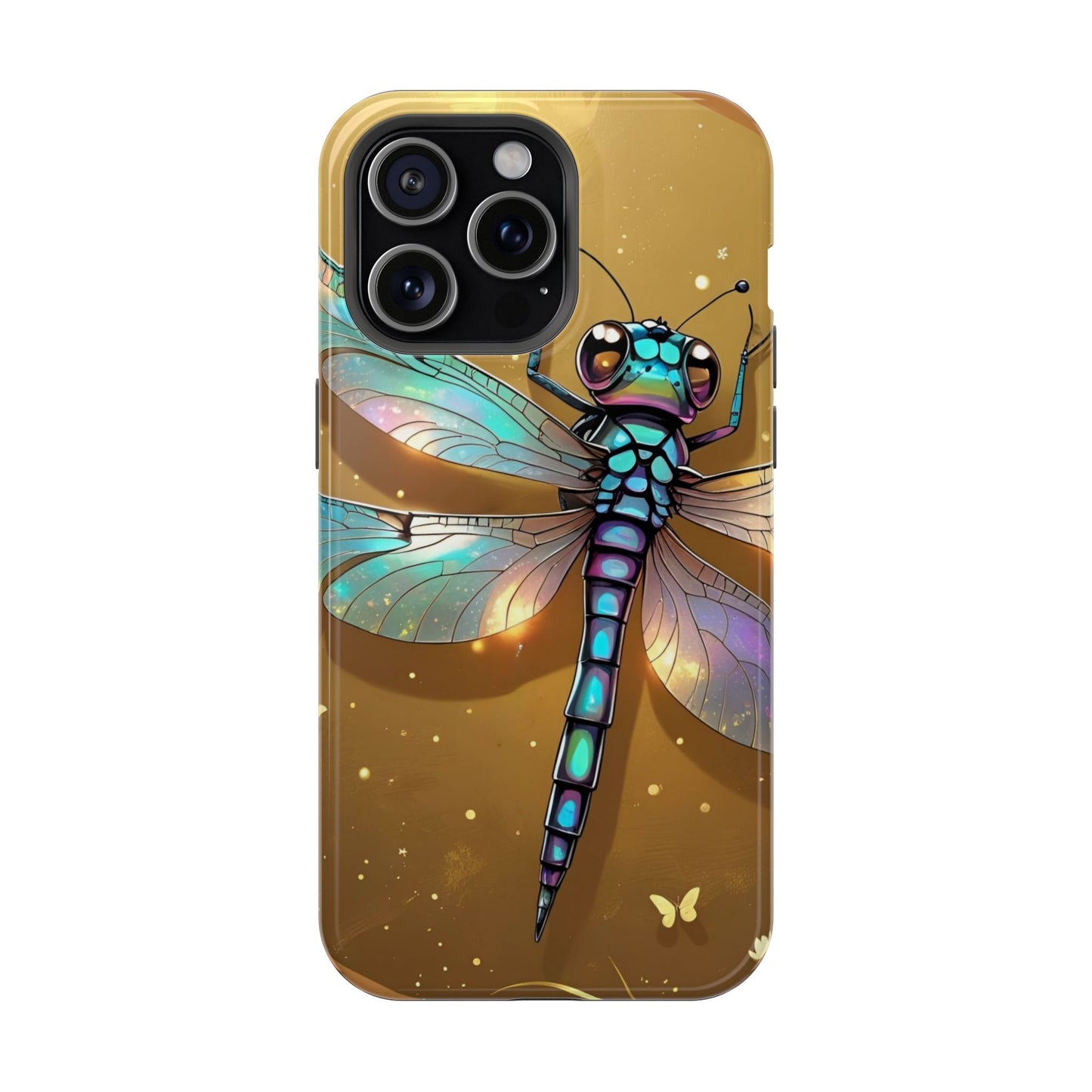 Dragonfly Magnetic Phone Case, Colorful Phone Cover, Gift for Nature Lovers, Unique Phone Accessory, Eco-Friendly Design