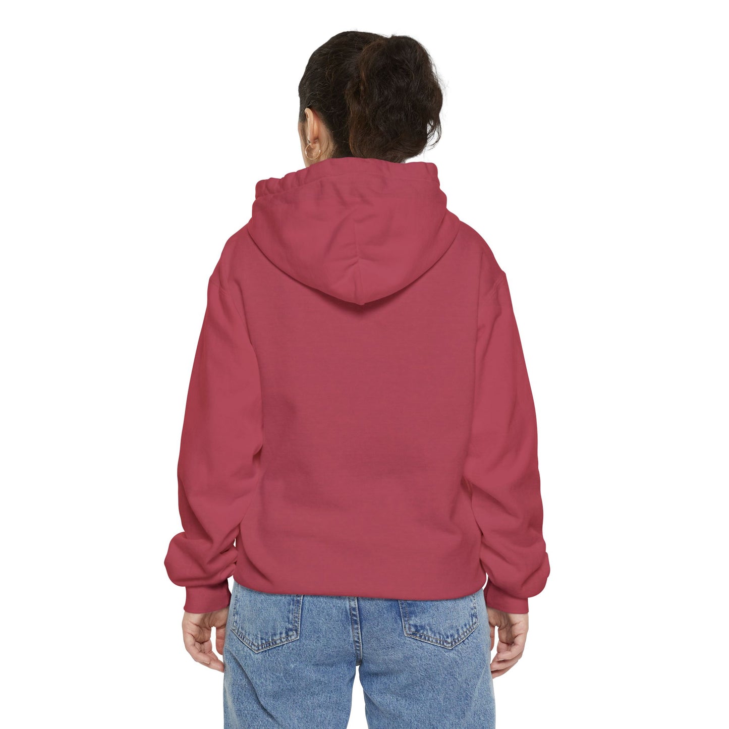 Heart Blossom Garment-Dyed Hoodie | Perfect for Casual Wear & Nature Lovers